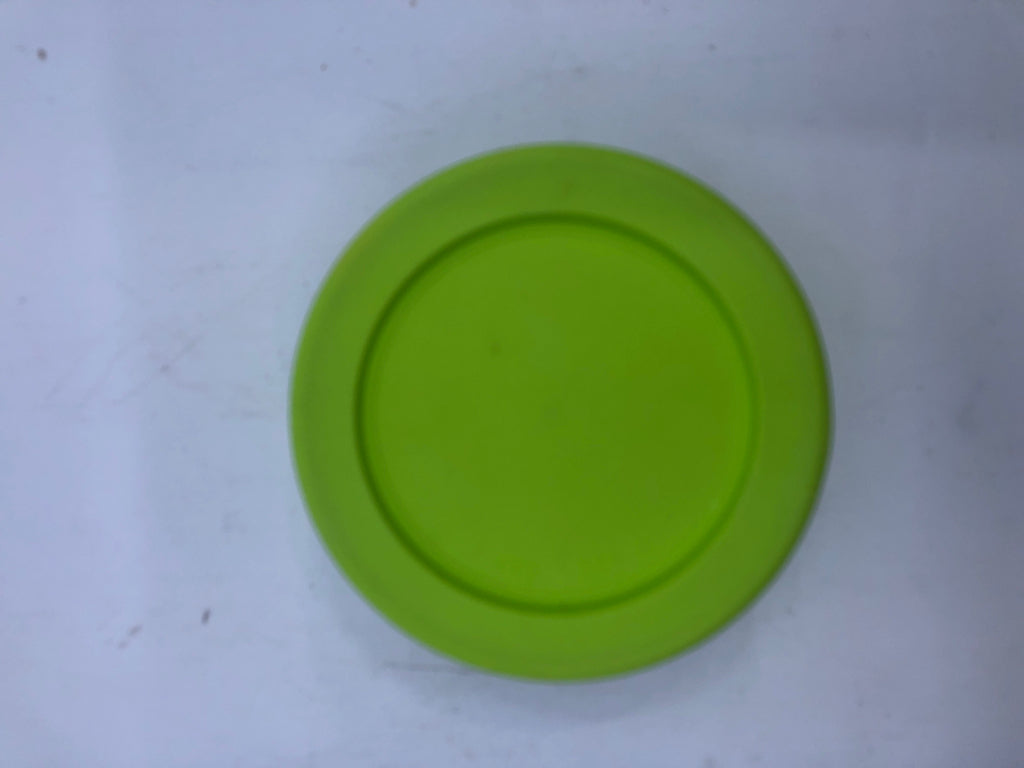 ANCHOR HOCKING BOWL W GREEN LID.