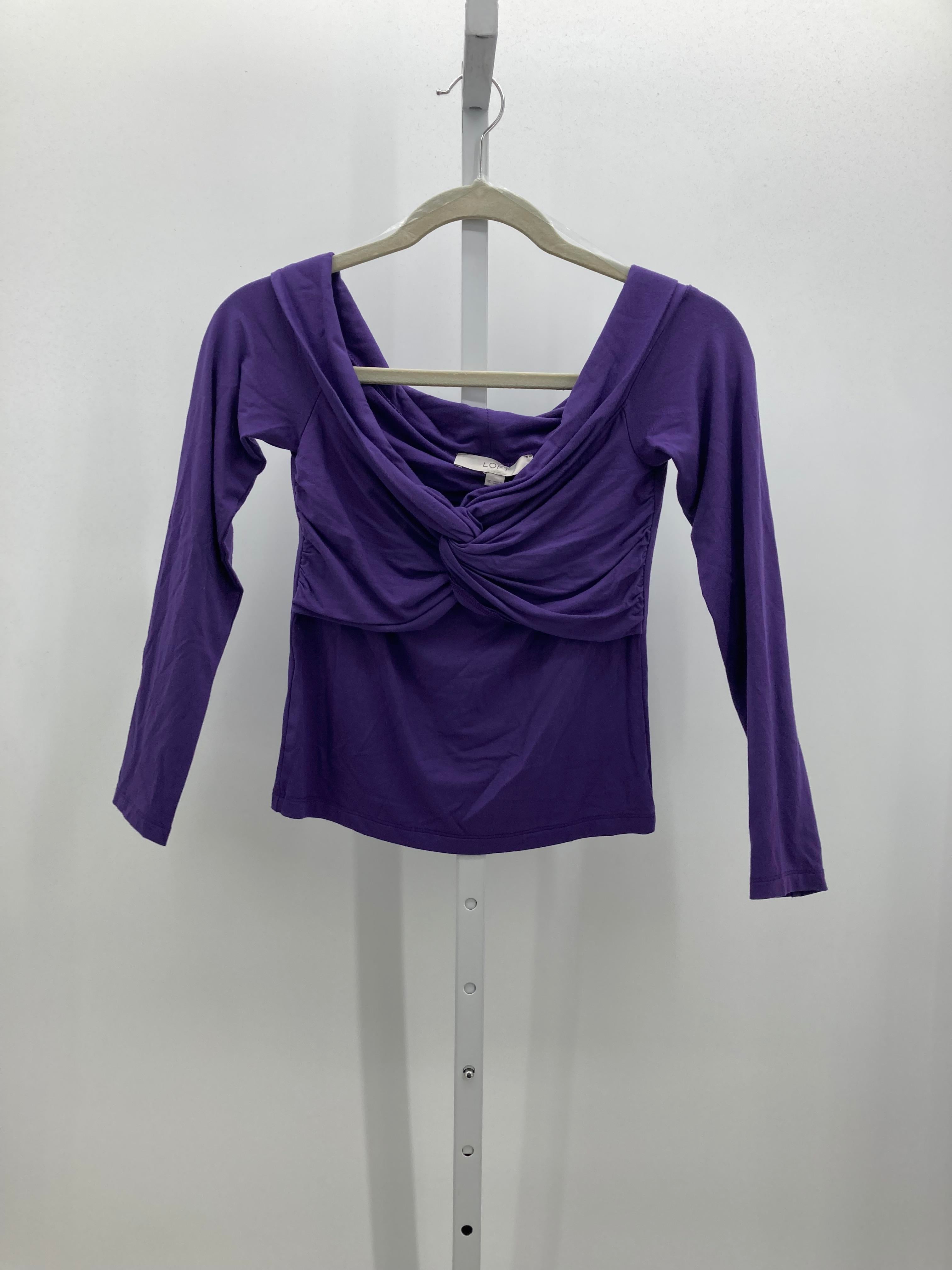 Loft Size X Small Misses Long Sleeve Shirt