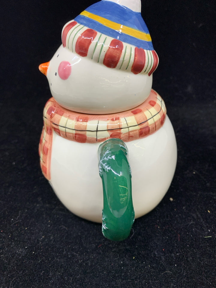SNOWMAN TEAPOT.