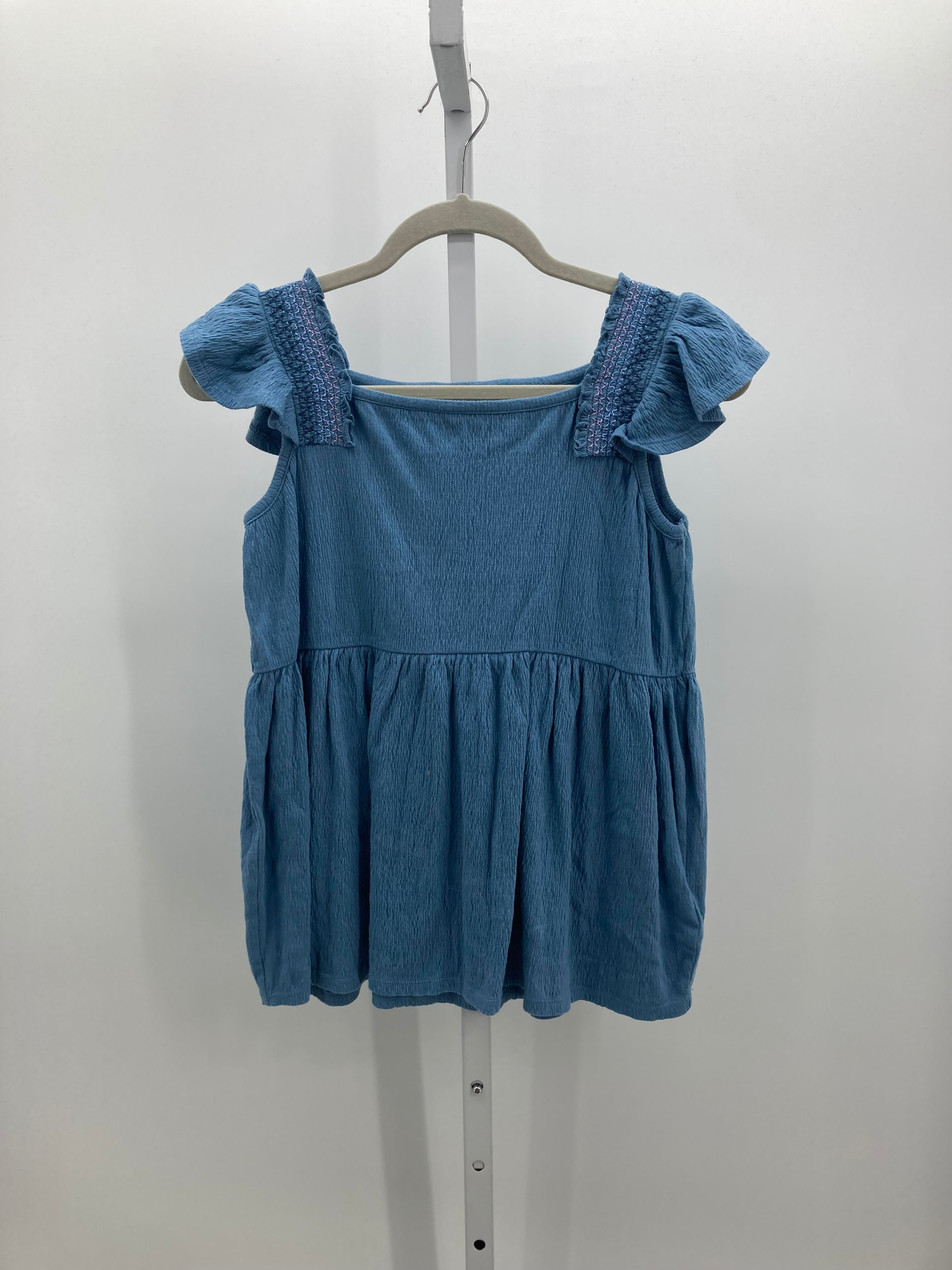 Lands End Size 14-16 Girls Short Sleeve Shirt