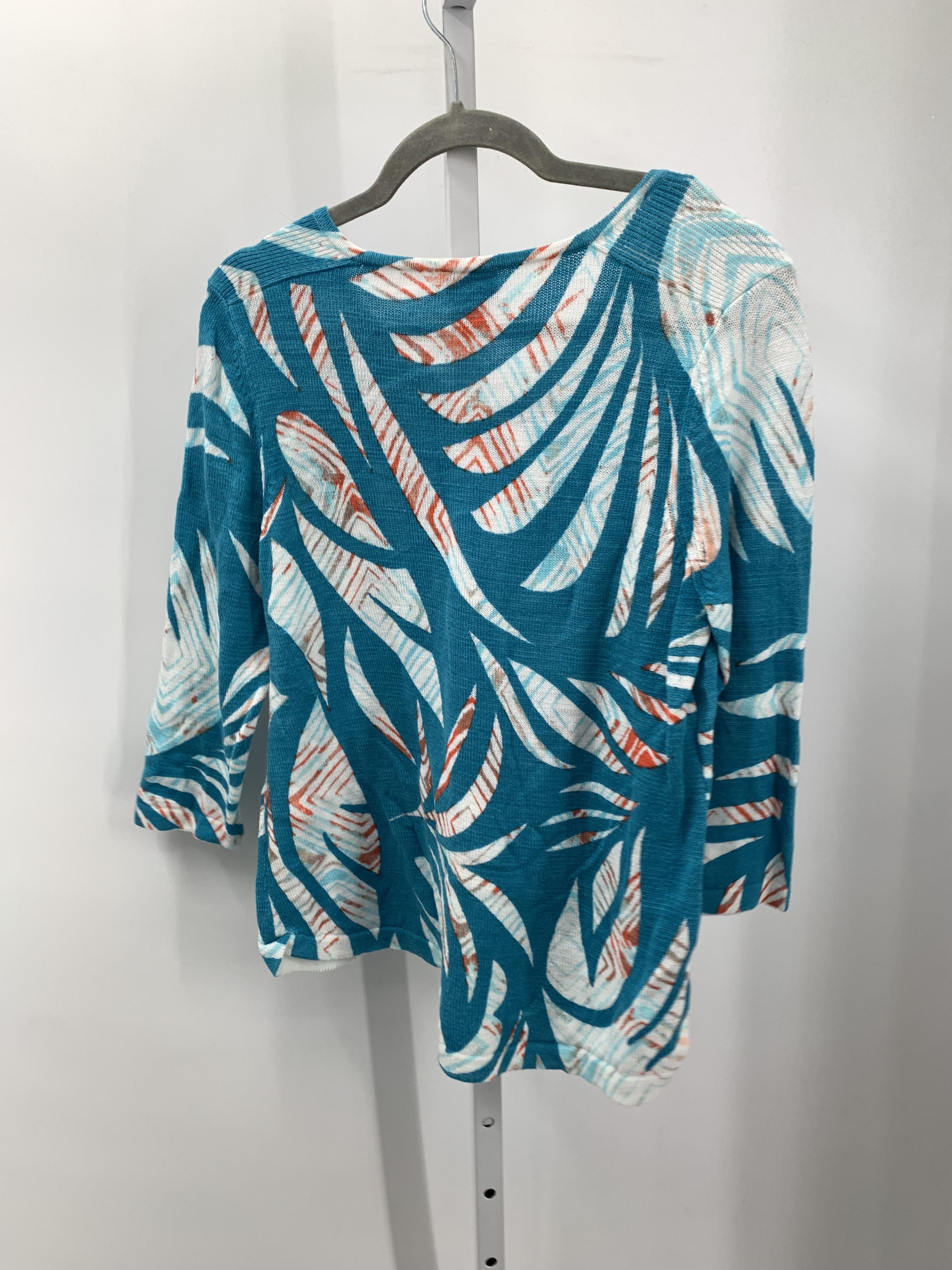 Chico's Size Small Misses 3/4 Sleeve Sweater