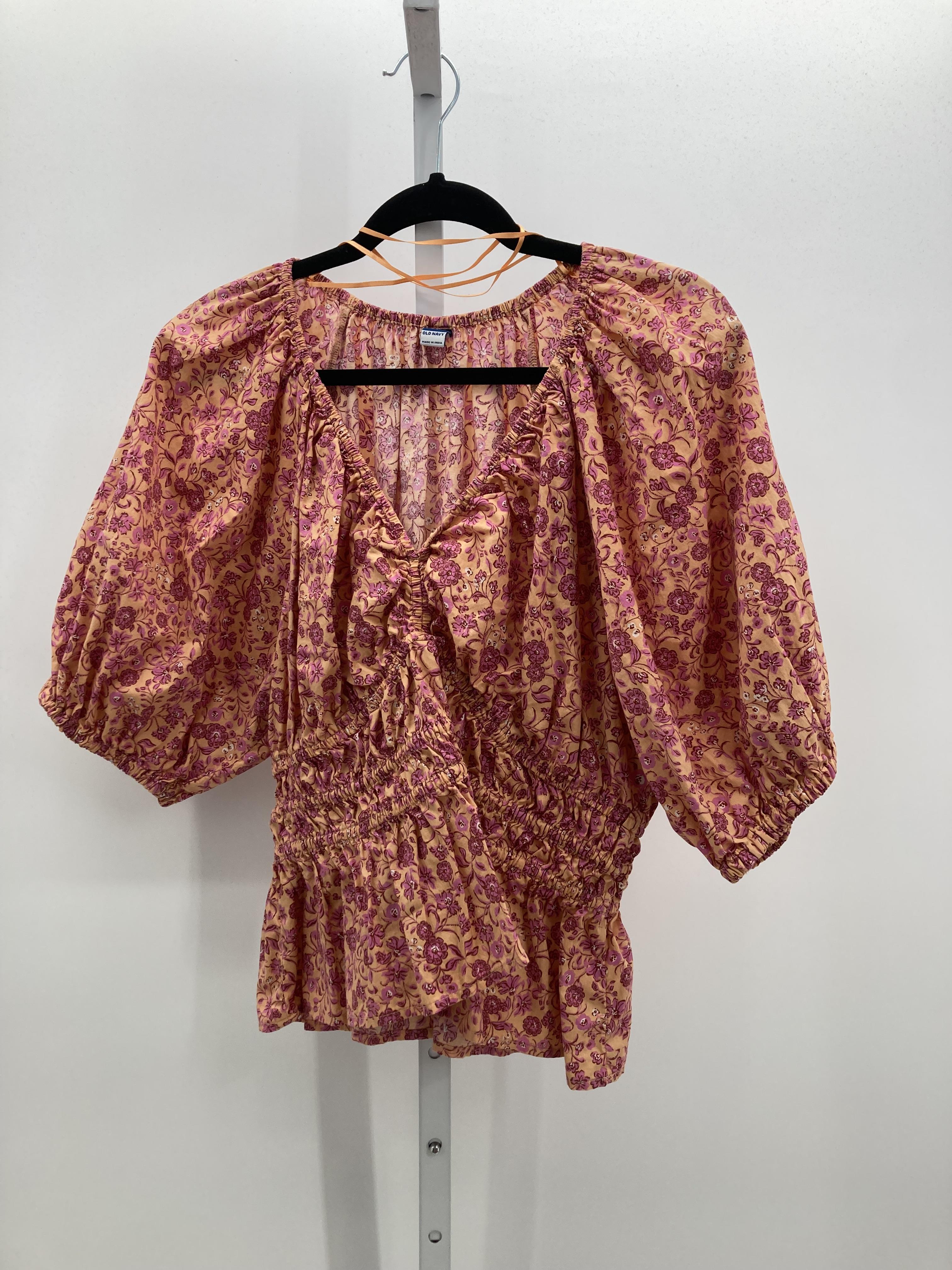 Old Navy Size Large Misses Short Sleeve Shirt