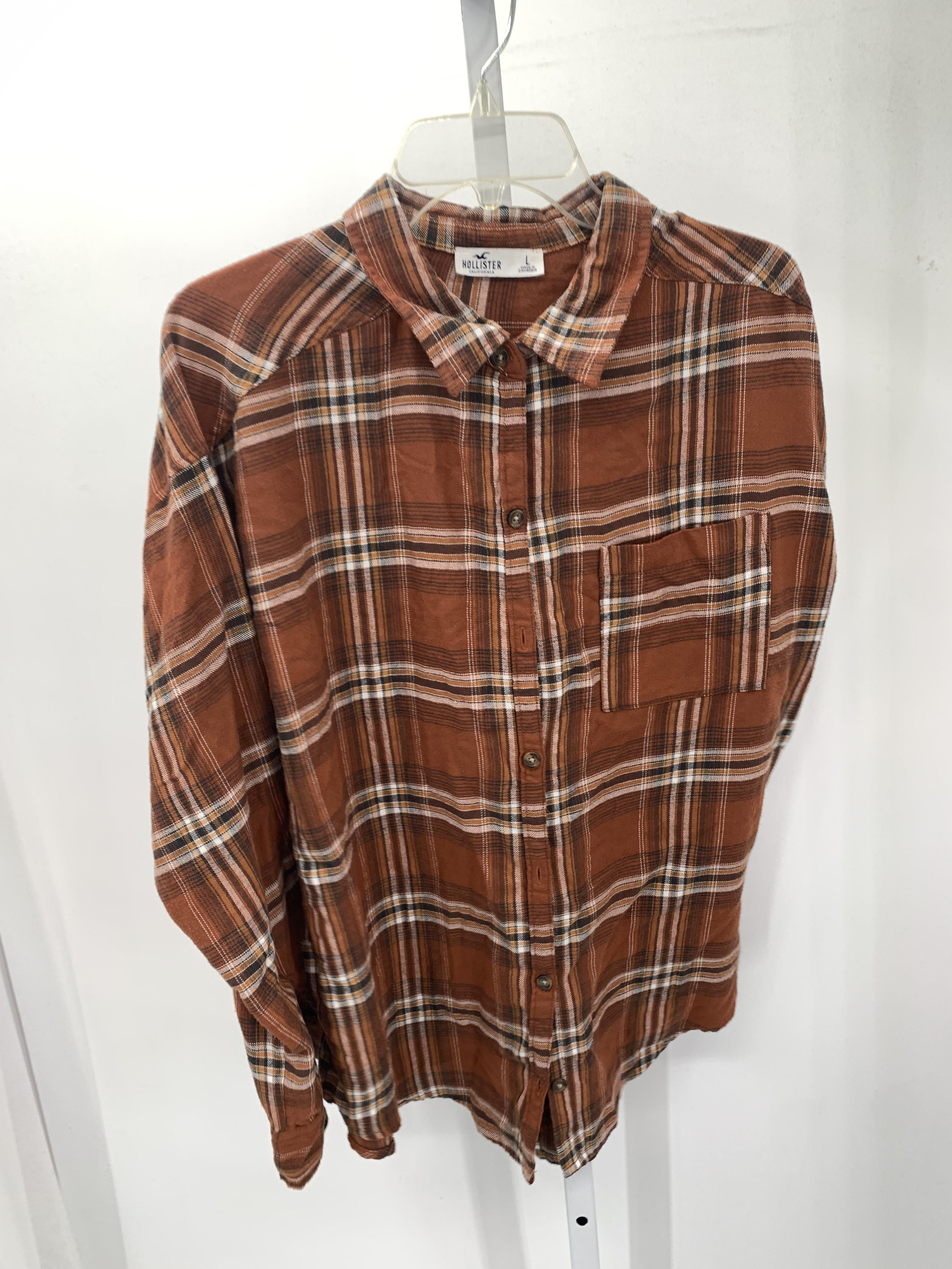 Hollister Size Large Juniors Long Sleeve Shirt