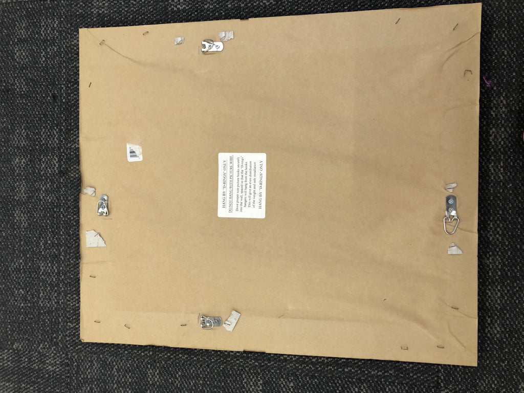 MIRROR W/BLACK FRAME.