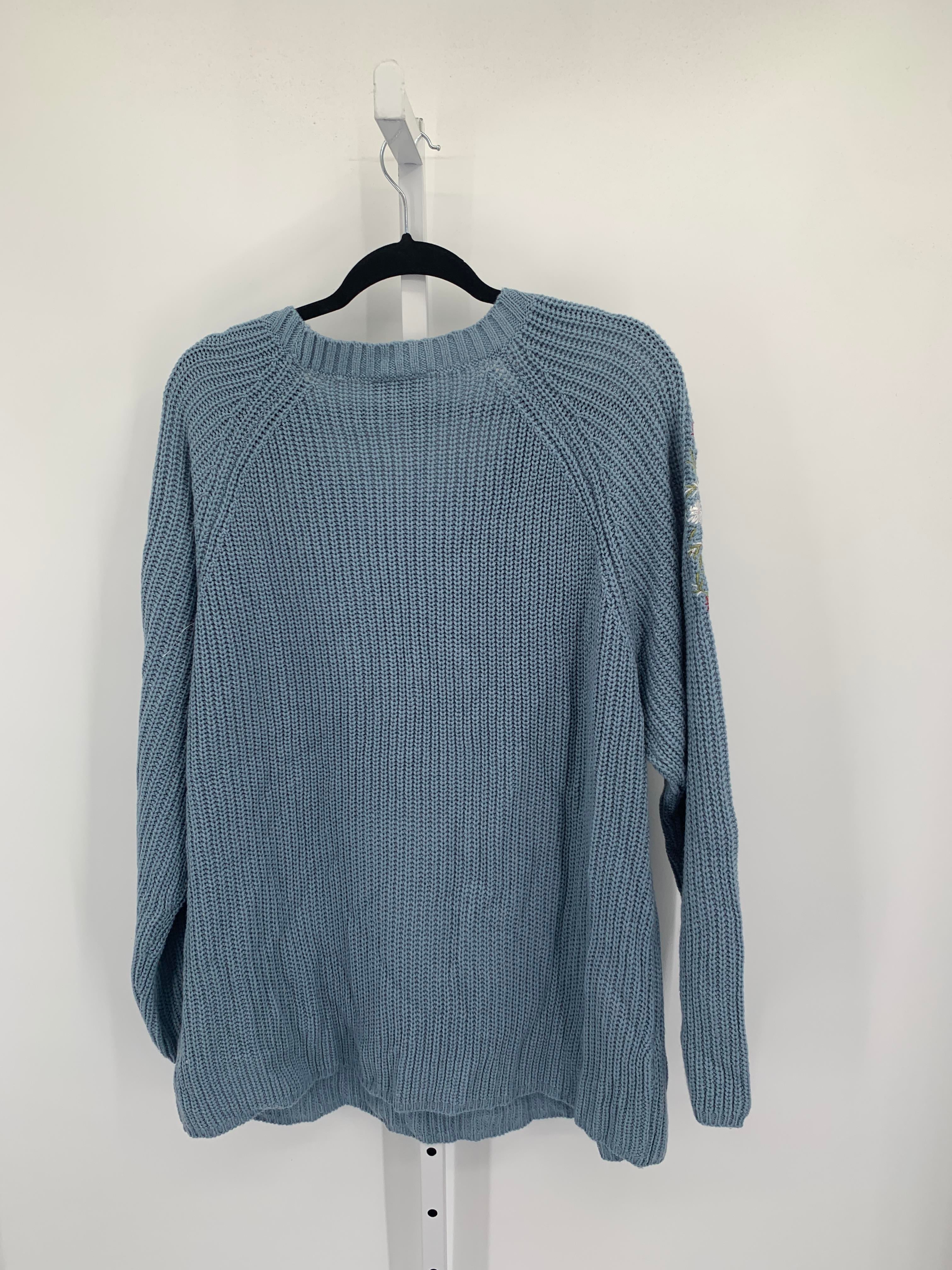 Size 3X Womens Long Slv Sweater