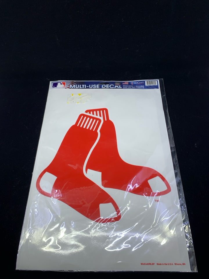 NIP RED SOX MULTI USE DECAL.