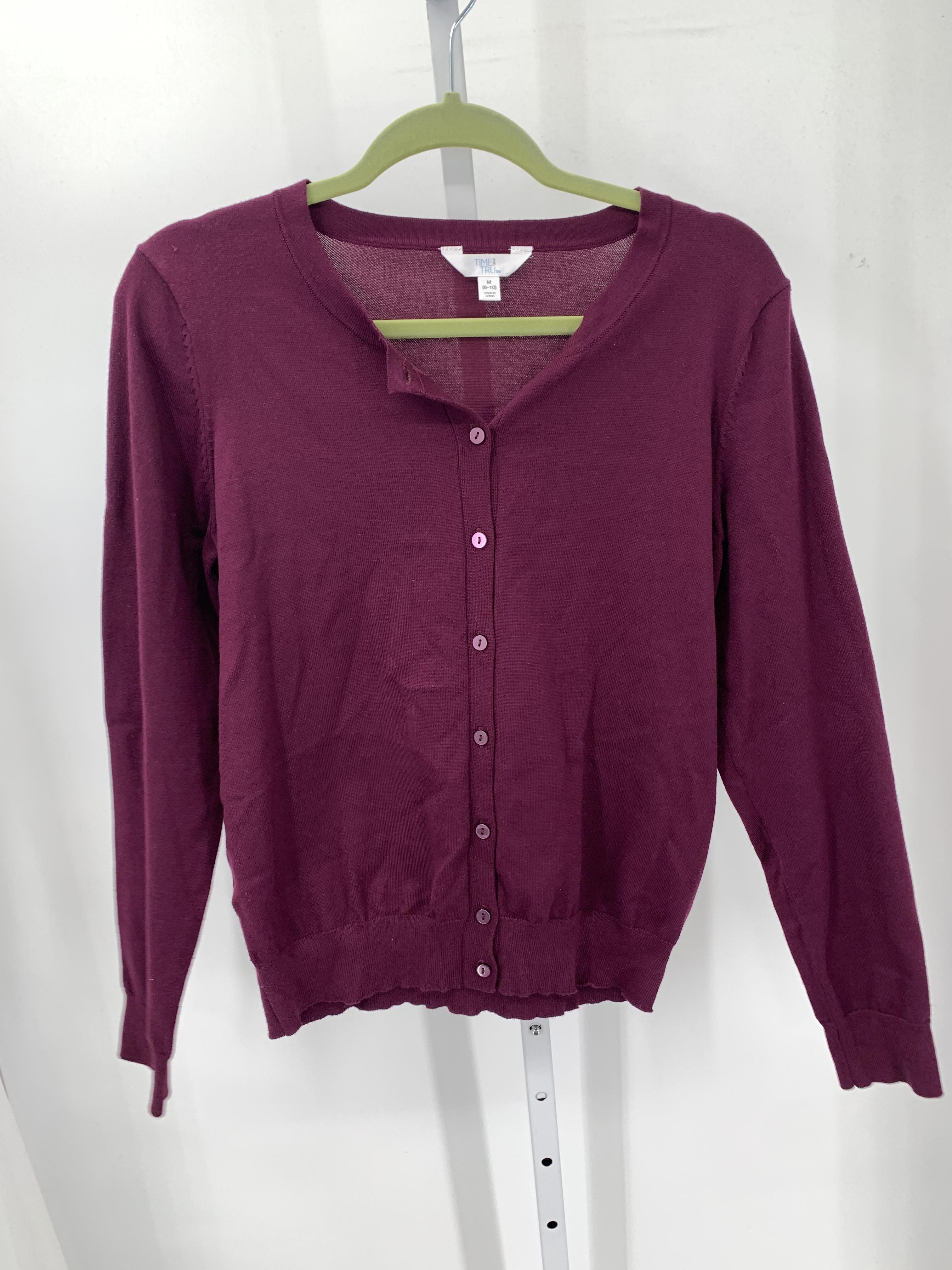 Time and Tru Size Medium Misses Long Slv Sweater