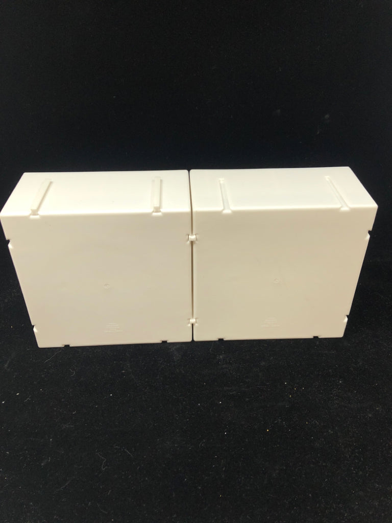 12 DRAWER PLASTIC STORAGE WHITE/CLEAR.