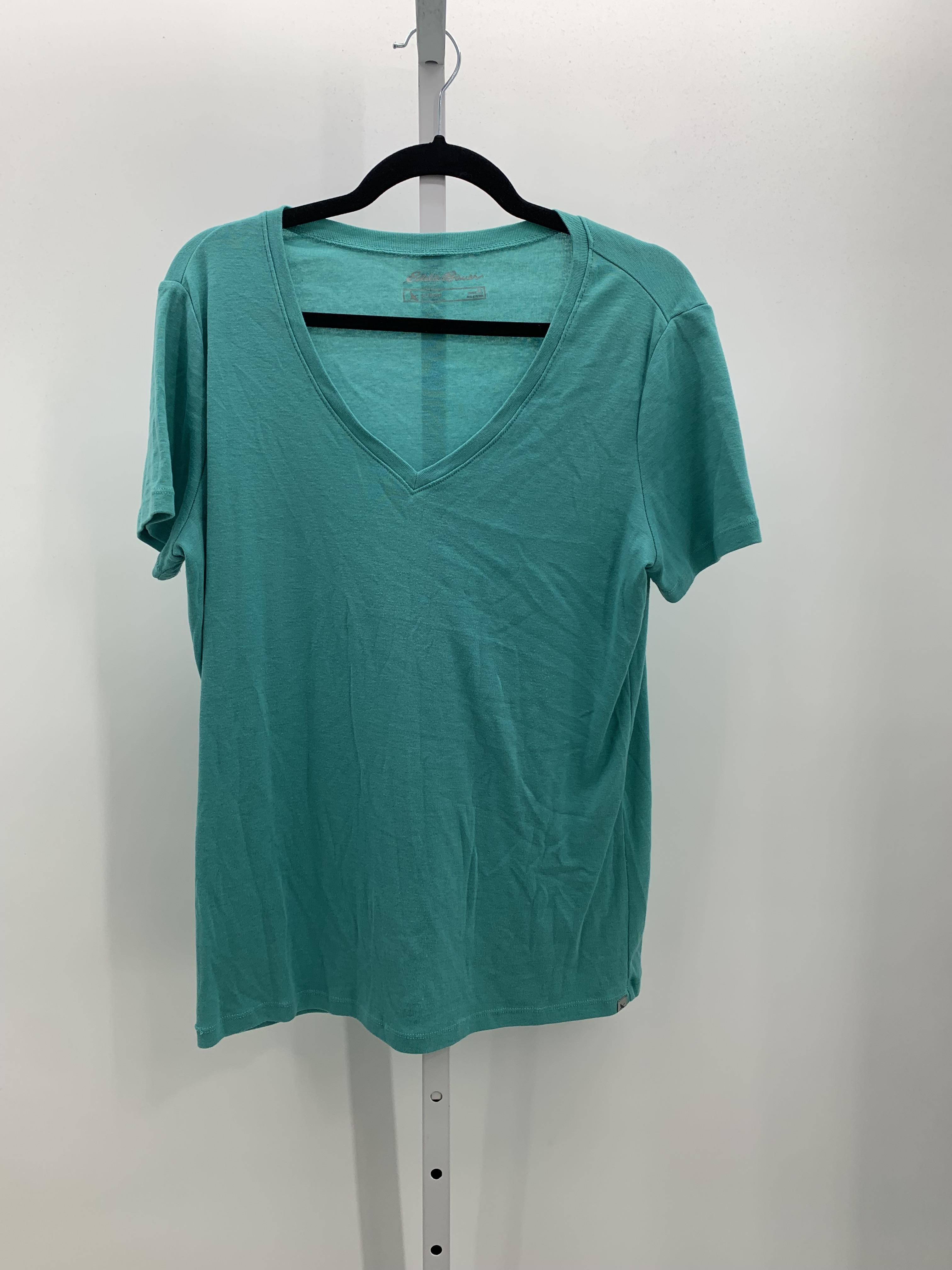 Eddie Bauer Size Extra Large Misses Short Sleeve Shirt