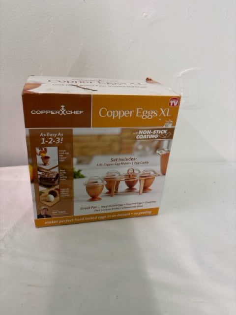 COPPER EGG COOKER- IN BOX