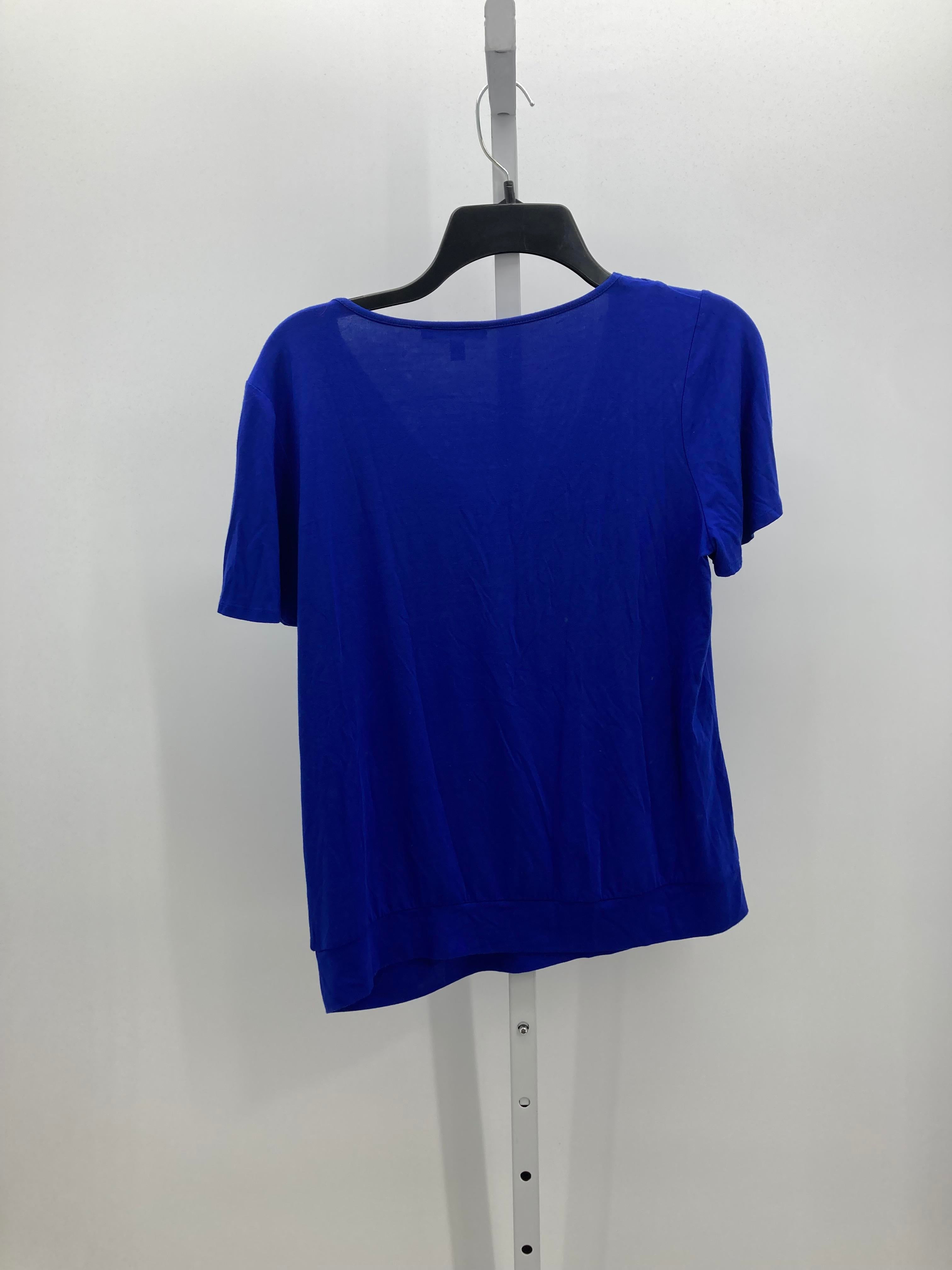 Cable & Gauge Size Large Petite Petite Short Sleeve Shirt