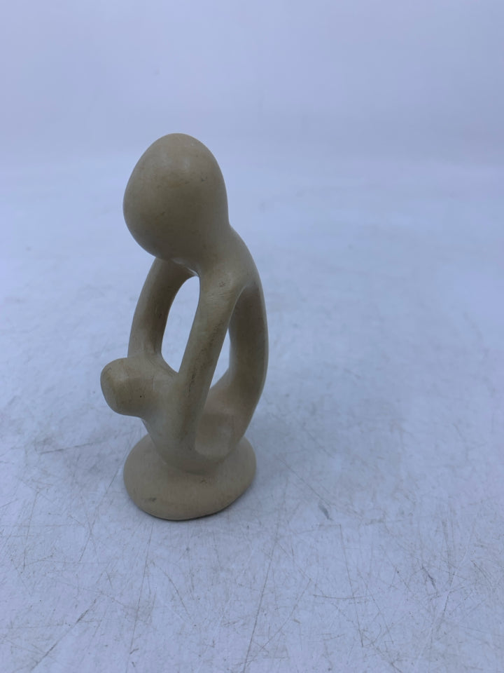 CREAM STONE ABSTRACT MOTHER/CHILD.