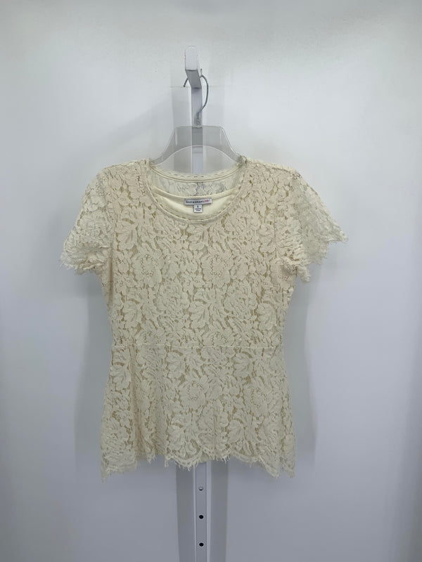 Isaac Mizrahi Size Small Misses Short Sleeve Shirt