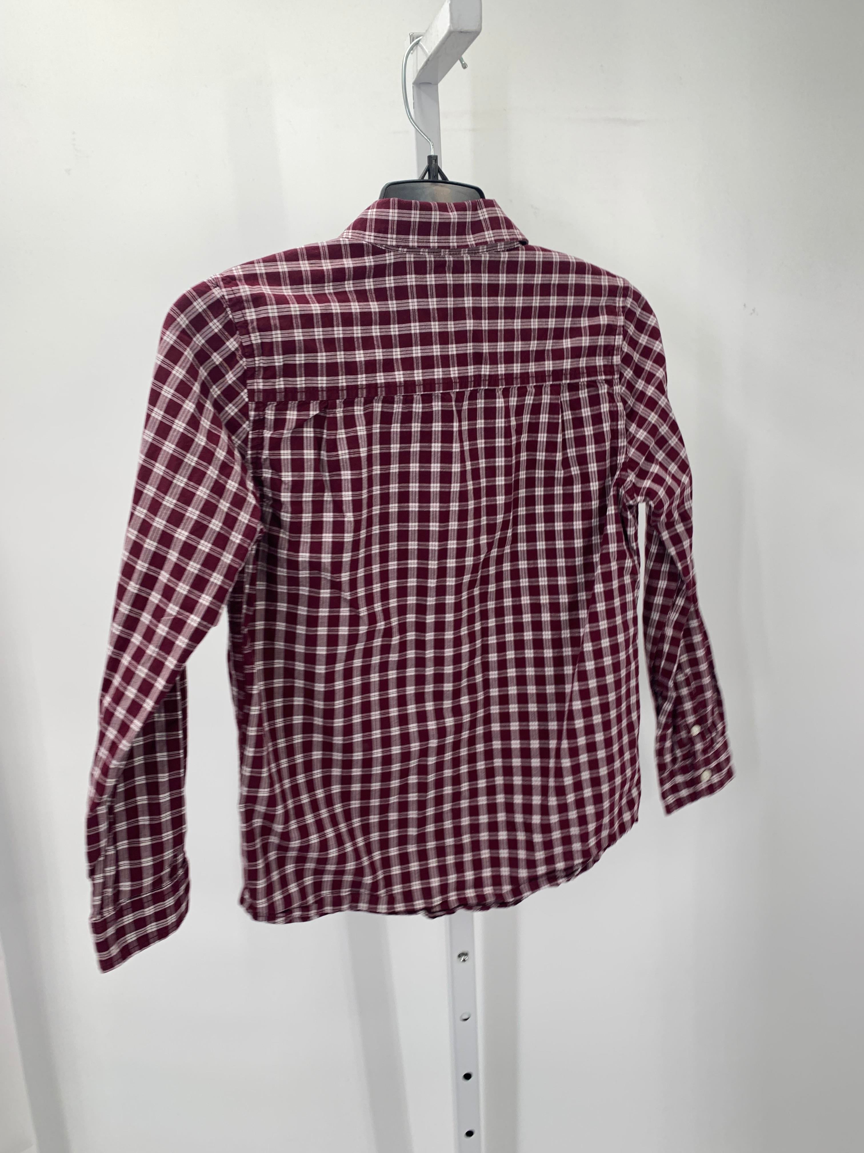 WHITE PLAID BTN DOWN