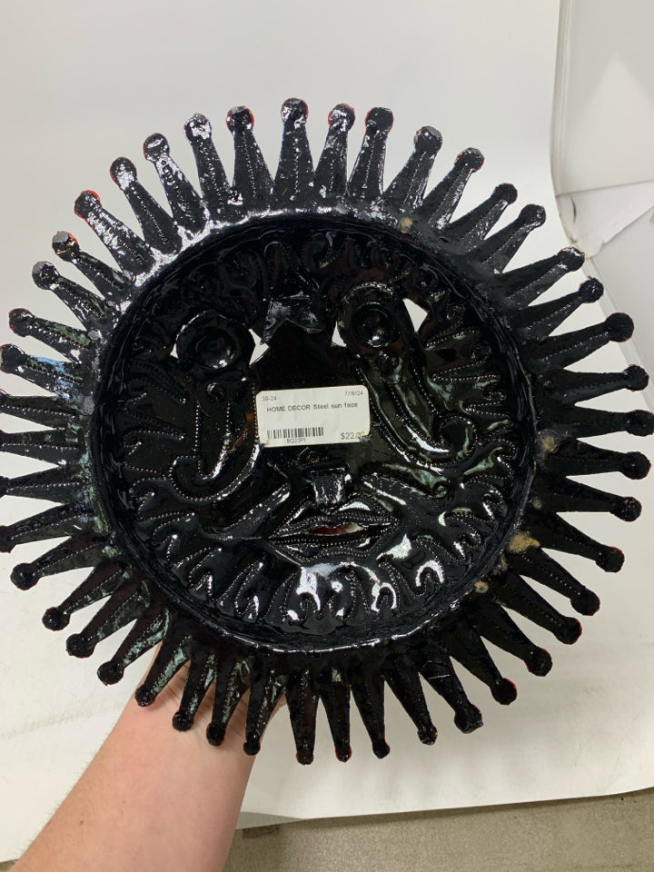 METAL MULTI COLORED SUN FACE.