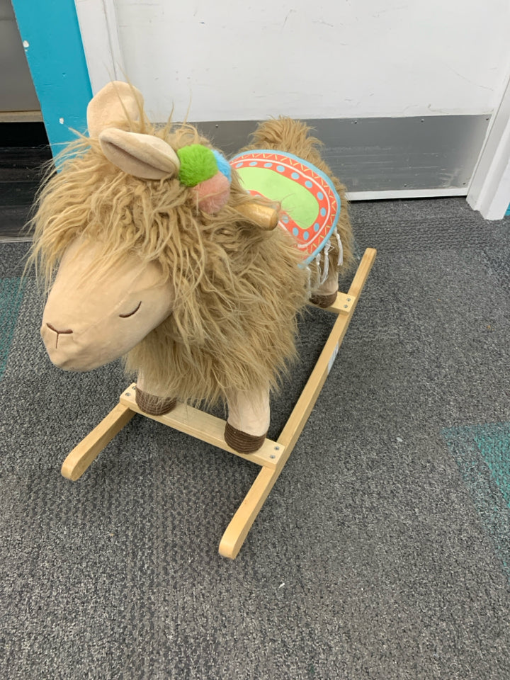Soft Landing Joyrides Classic Character Rocker - Llama