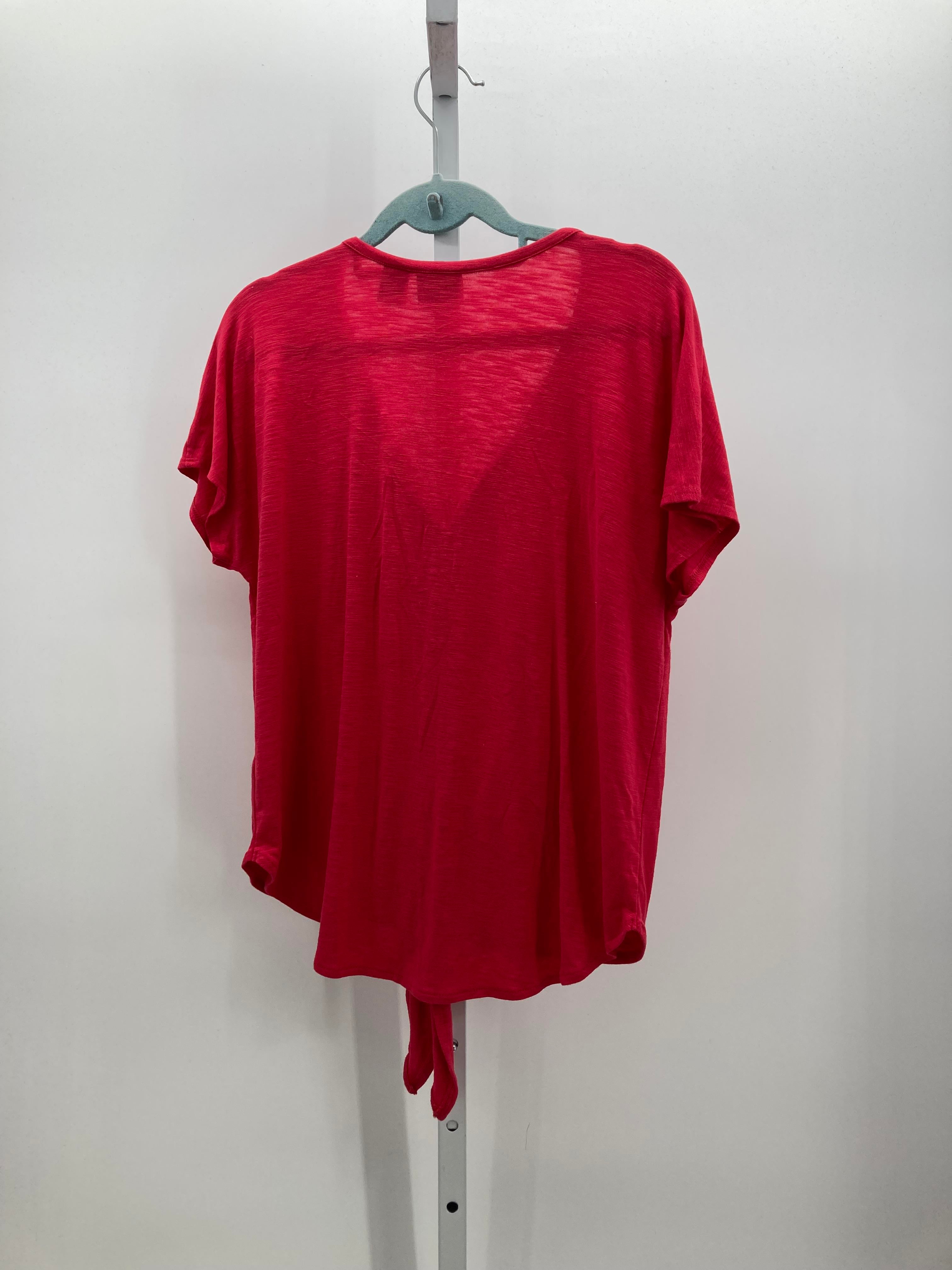 Rachel Zoe Size Large Misses Short Sleeve Shirt