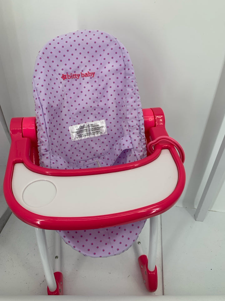 American Girl Bitty Baby Bitty's High Chair