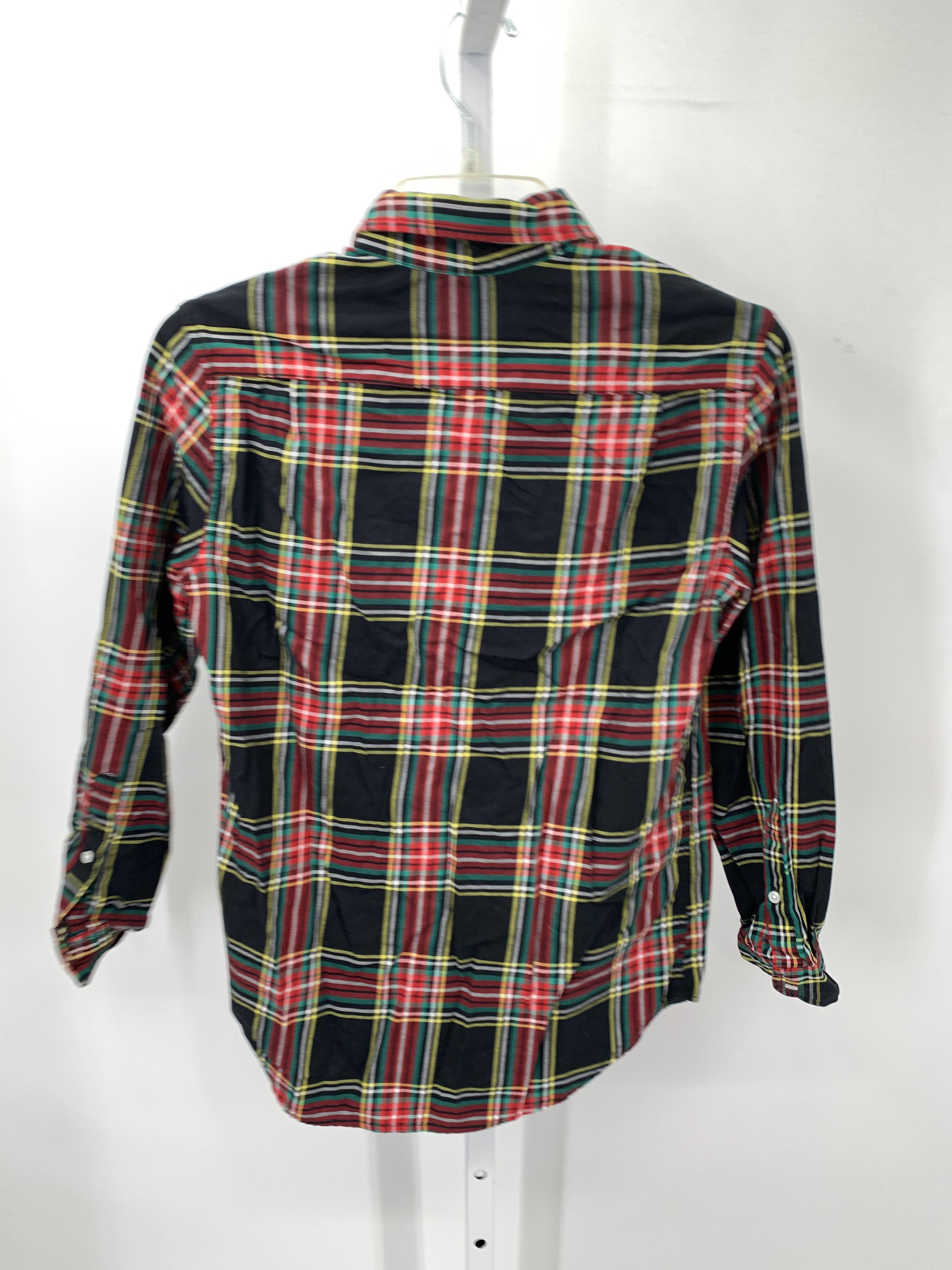 PLAID BTN DOWN