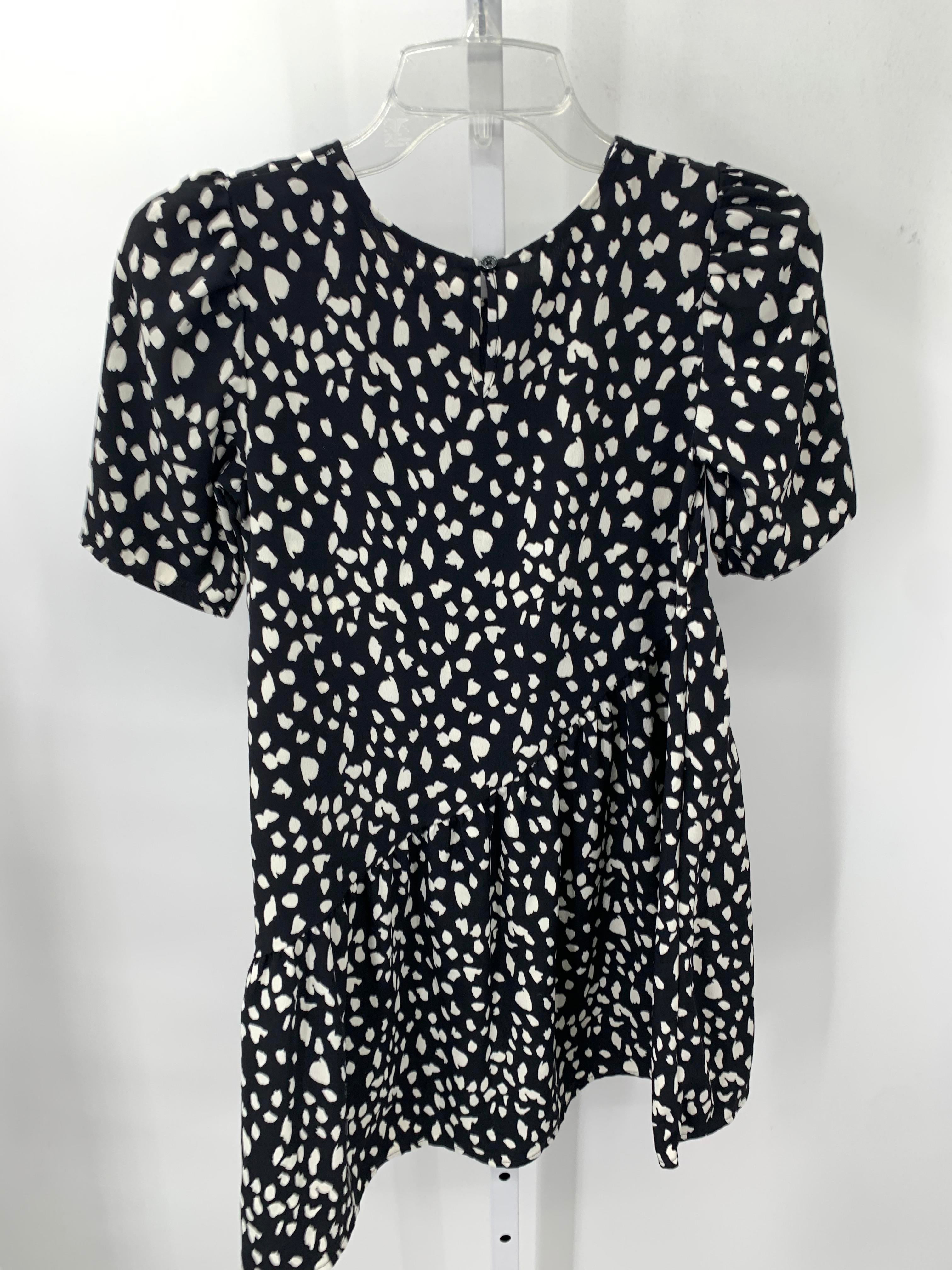 Wonder Nation Size 7-8 Girls Short Sleeve Dress