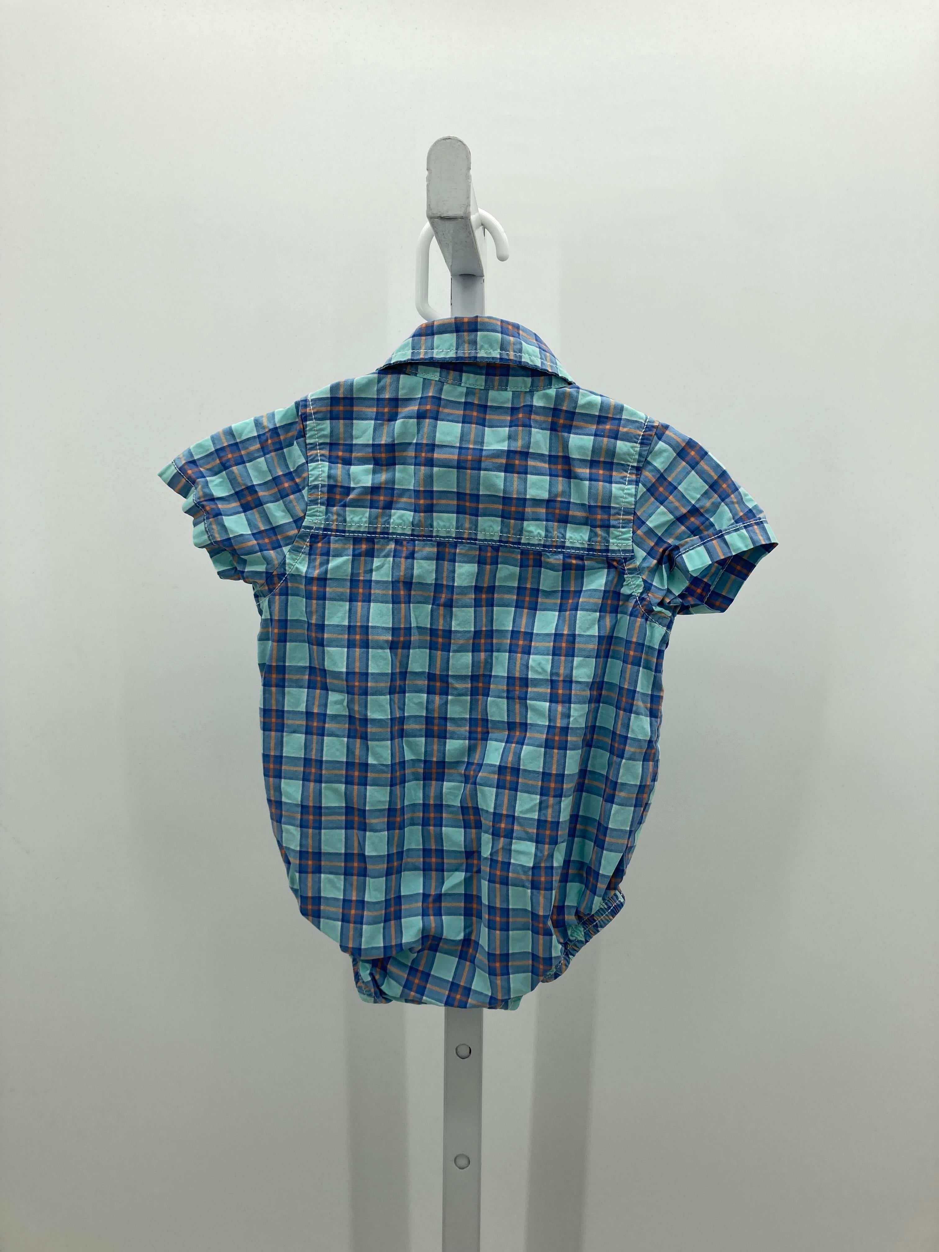 ORANGE PLAID BTN DOWN