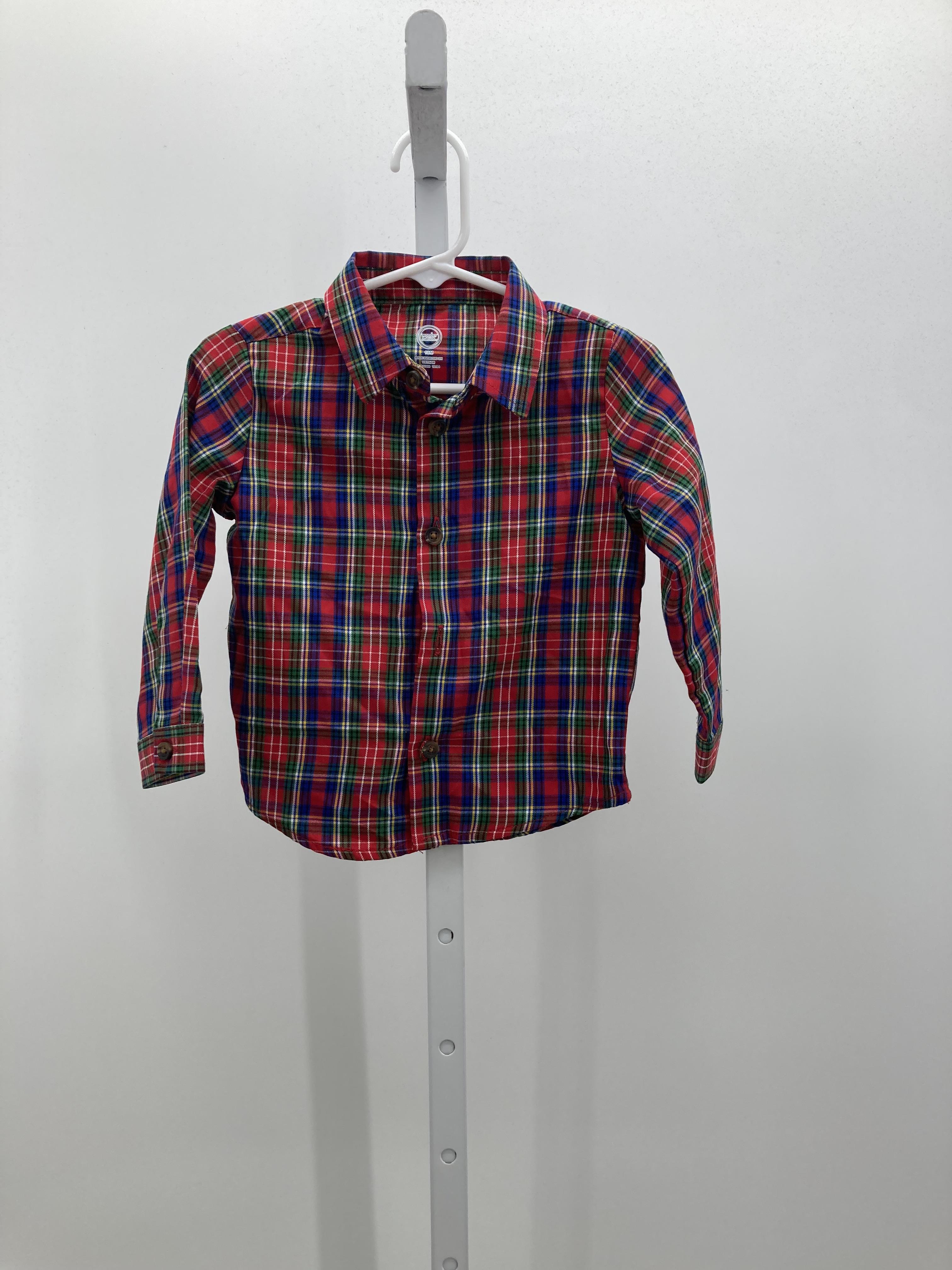 PLAID BTN DOWN
