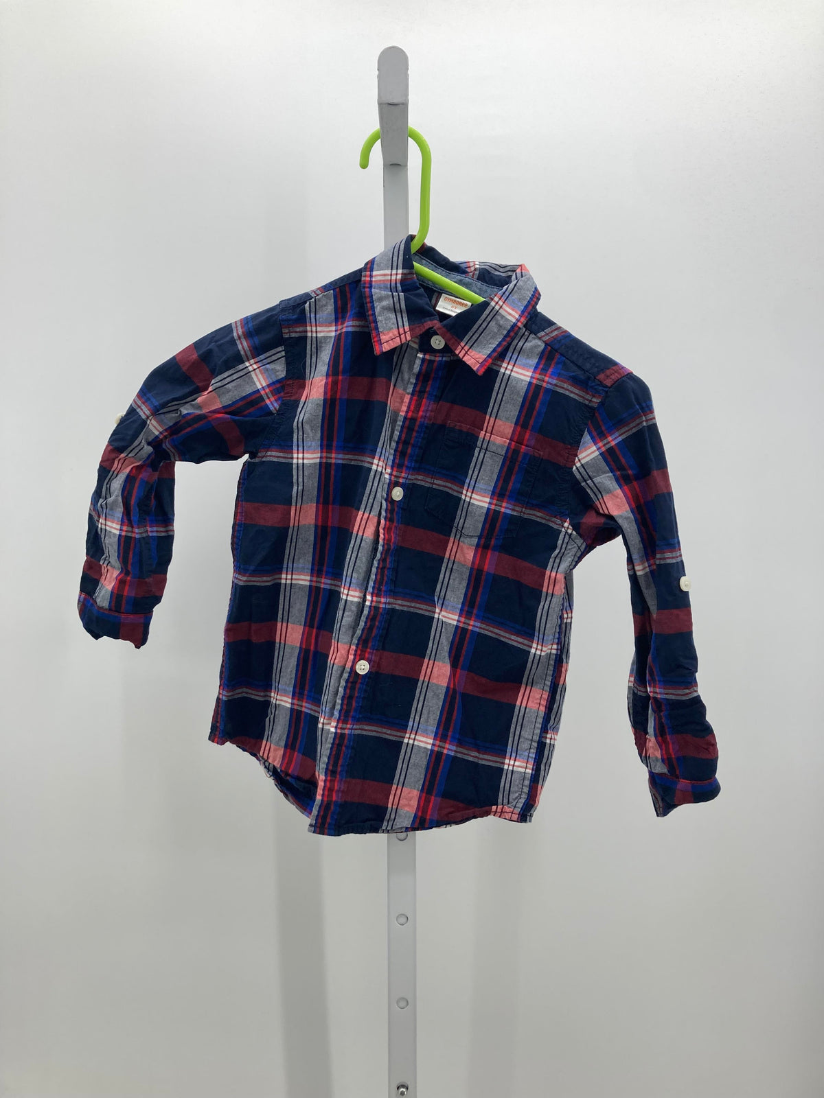 RED WHITE PLAID