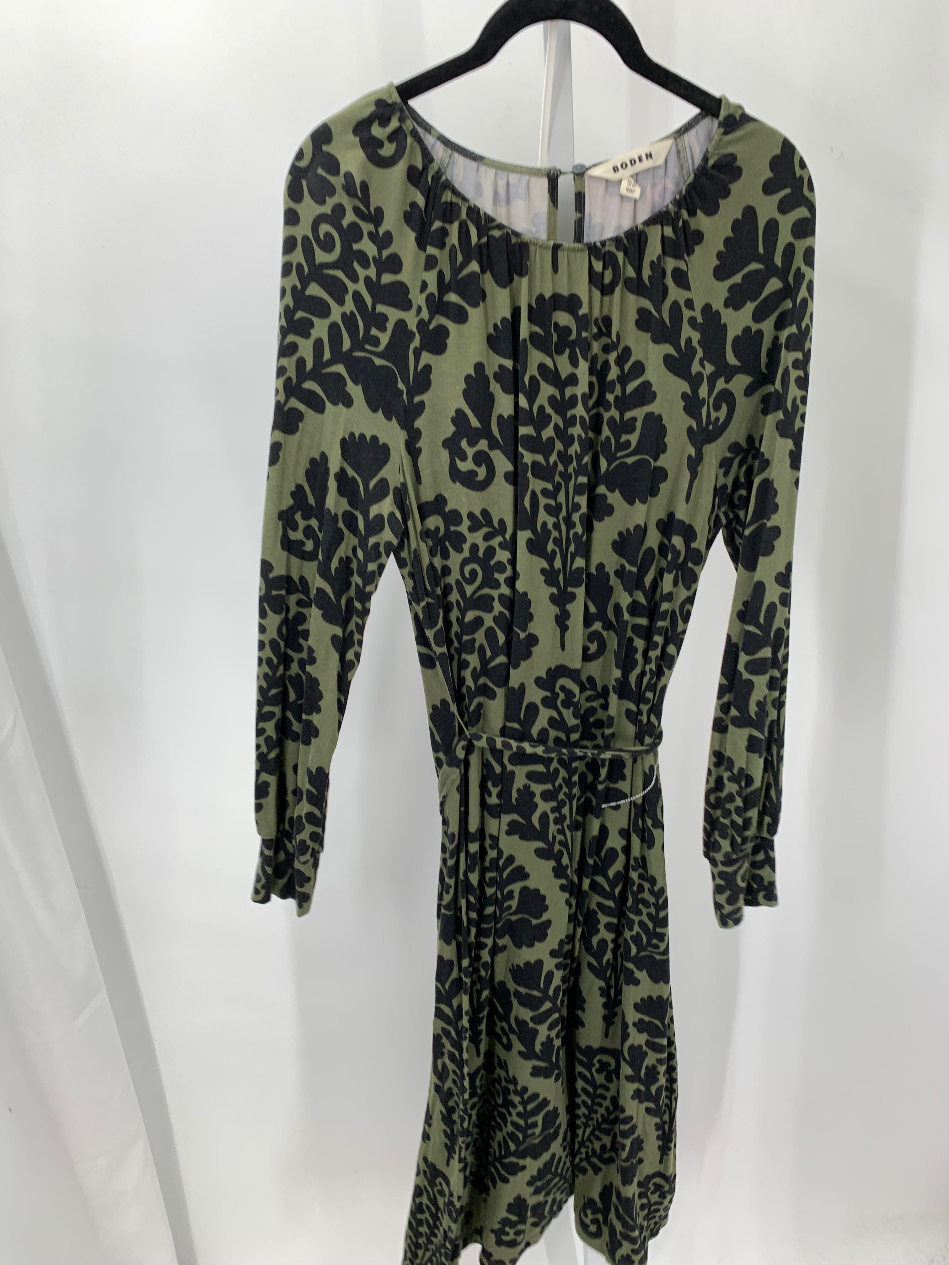 Boden Size 12 Petite Petite Long Sleeve Dress