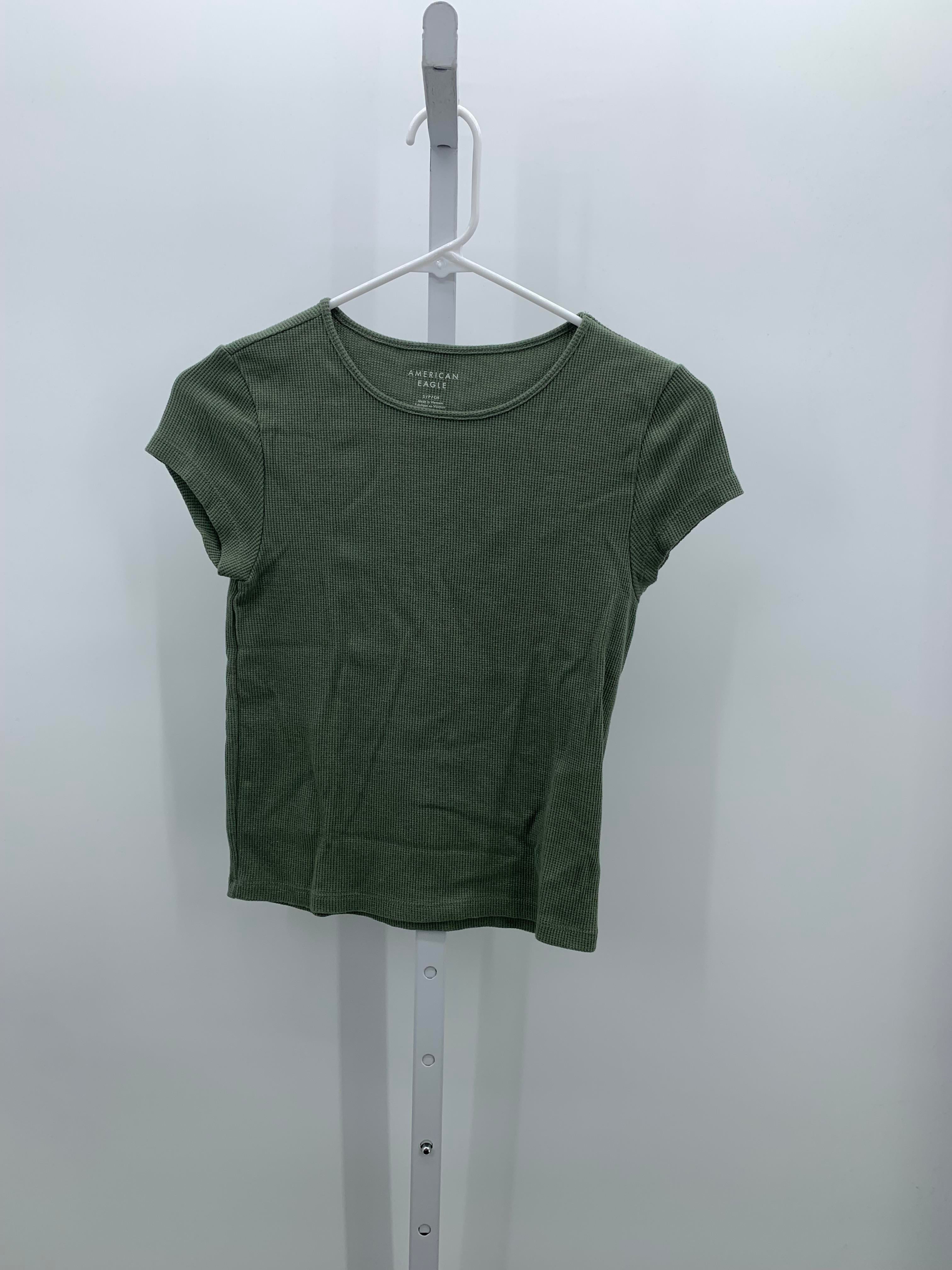 American Eagle Size Medium Juniors Short Sleeve Shirt