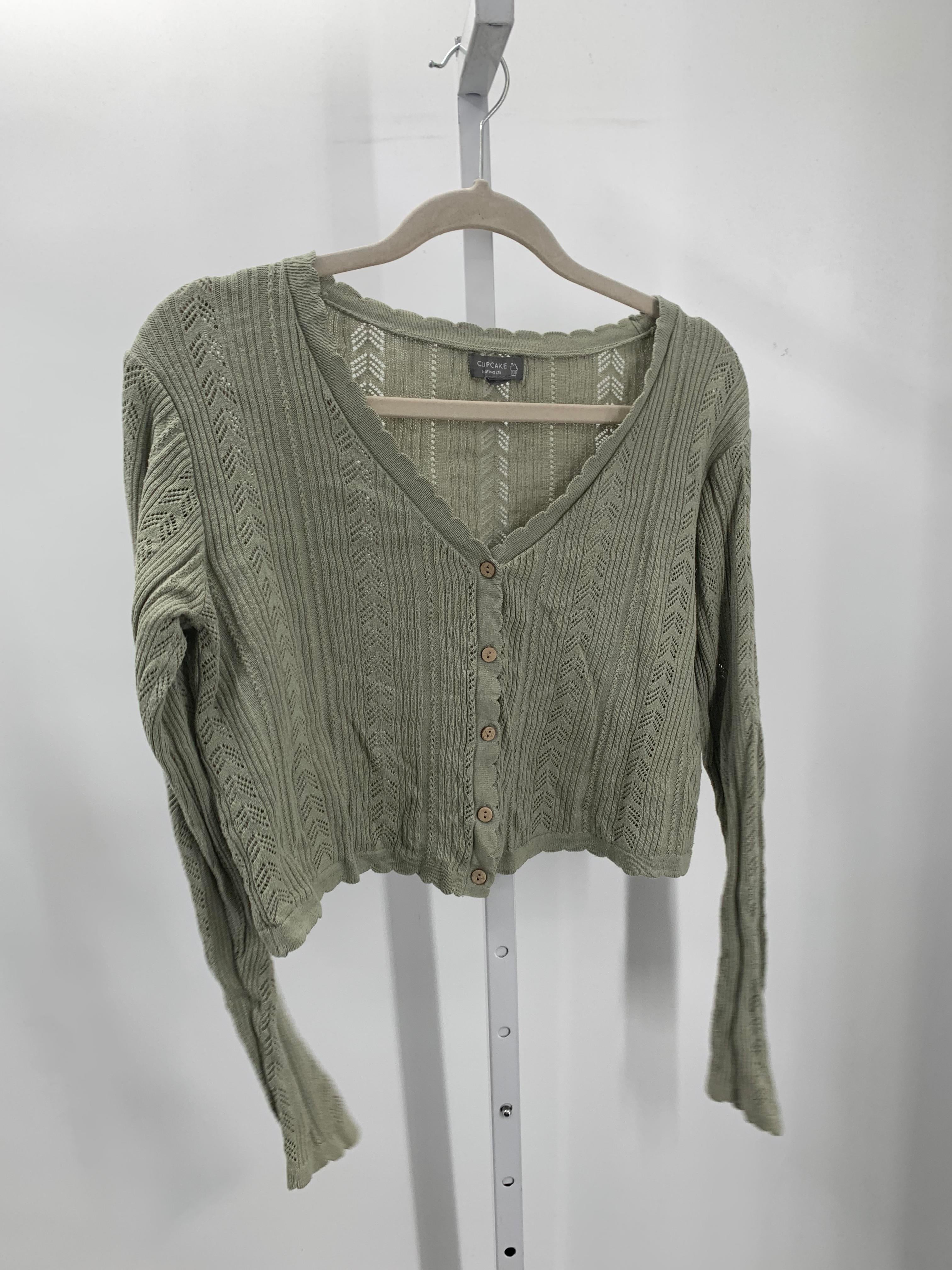 Size Large Juniors Long Sleeve Sweater