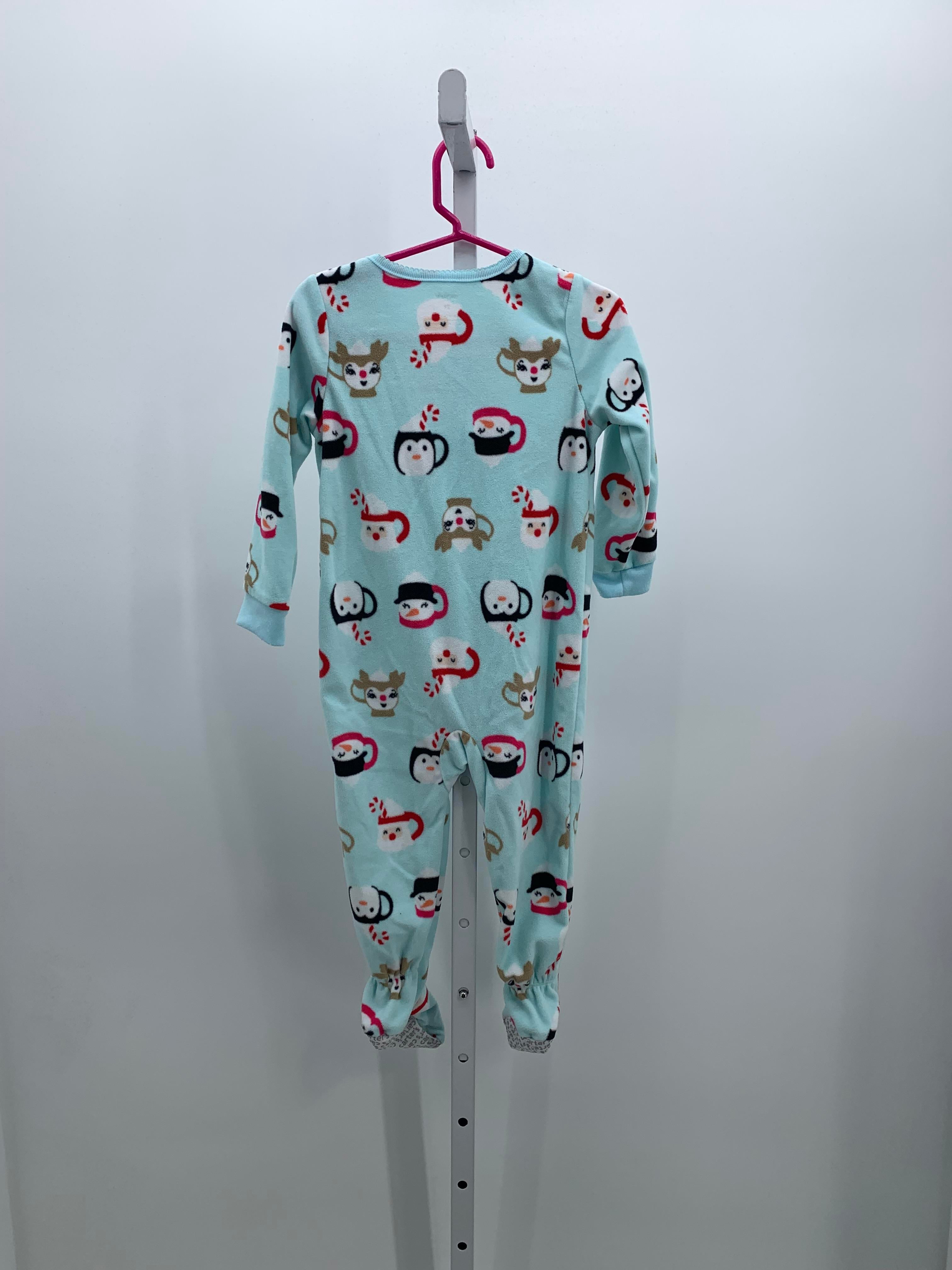 FLEECE SLEEPER SANTA PENGUINS