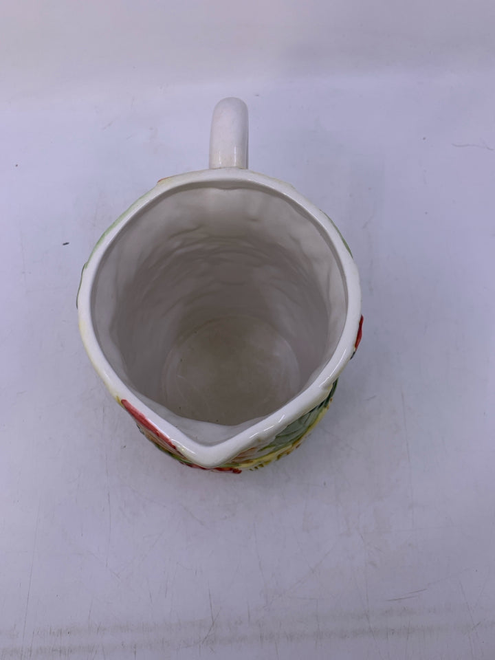 EMBOSSED LEAVES PITCHER.