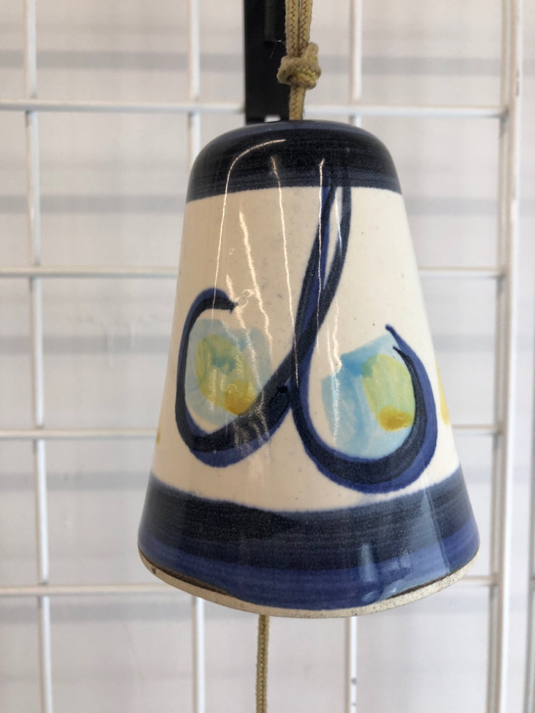 USA PACIFIC STONEWARE BELL WINDCHIME.