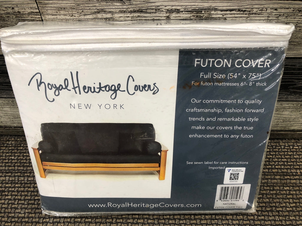 NIB NATURAL COLORED FUTON COVER ROYAL HERITAGE COVERS.