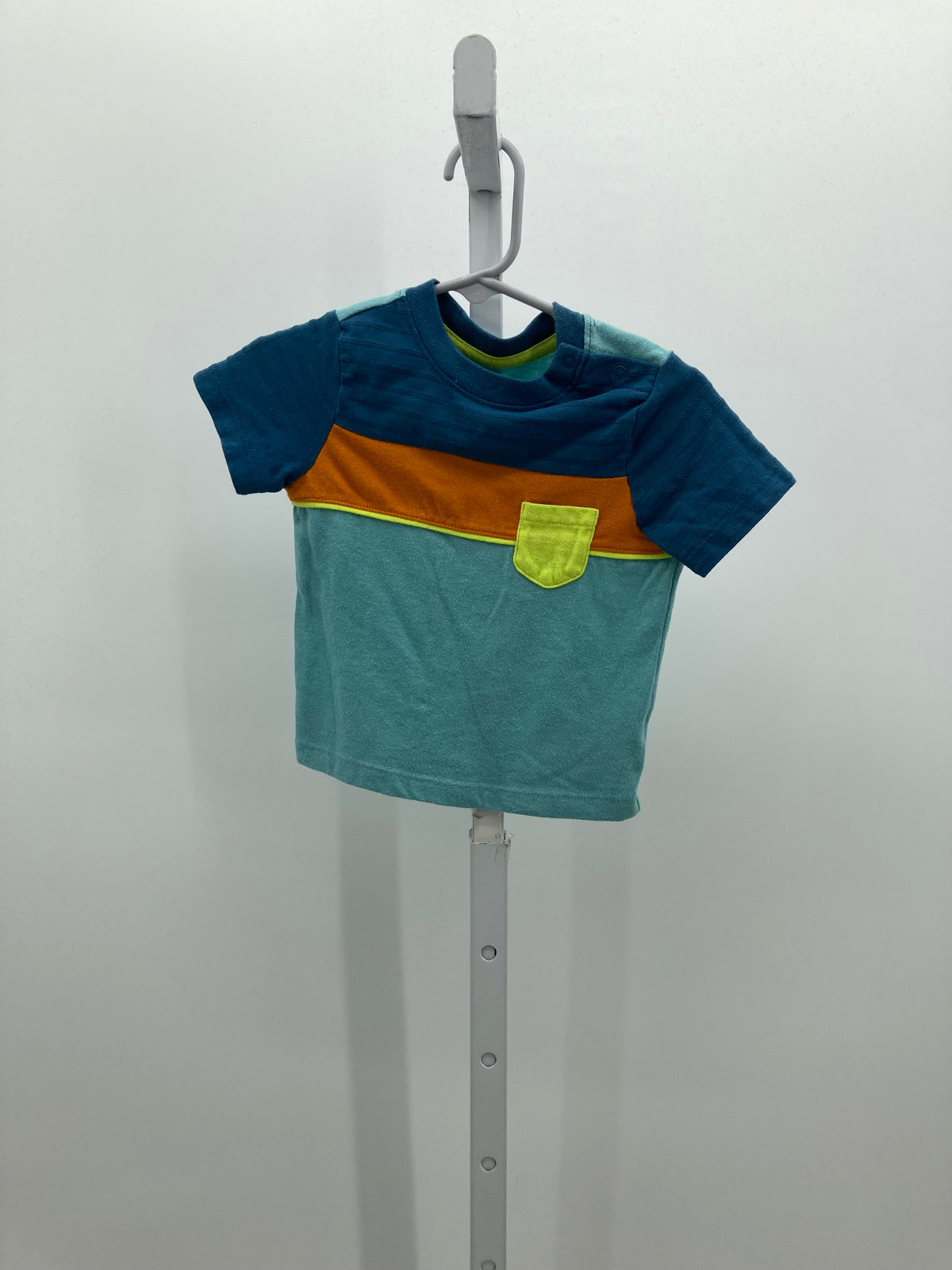 ORANGE YELLOW KNIT TEE