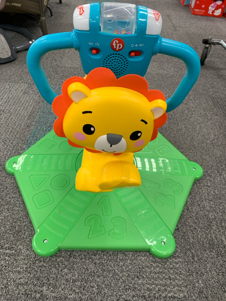 Fisher Price Bounce and Spin Lion