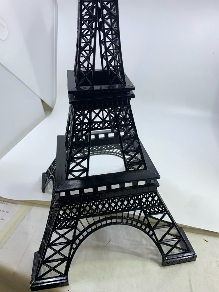 BLACK METAL EIFFEL TOWER.