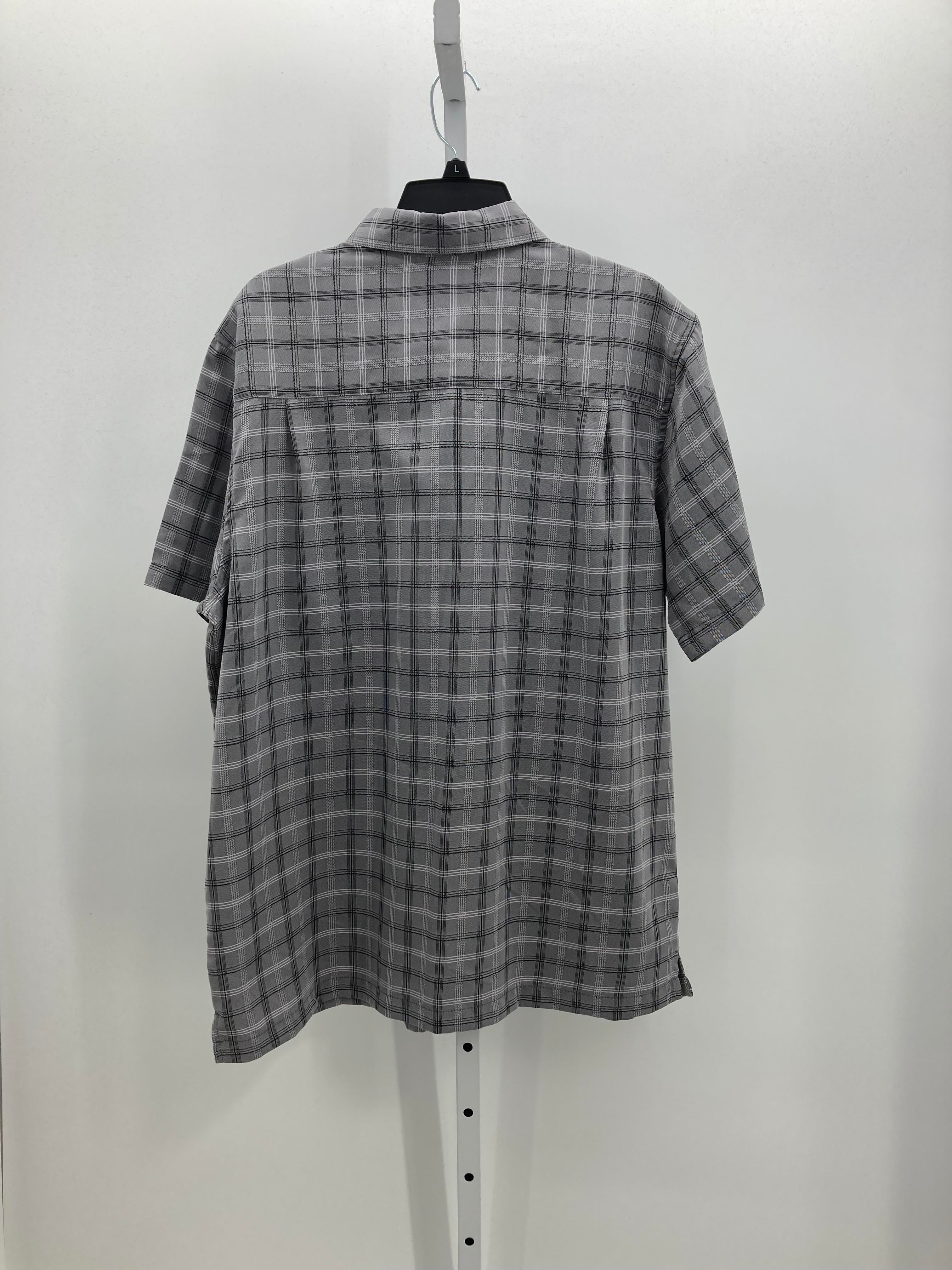 PLAID BTN DOWN