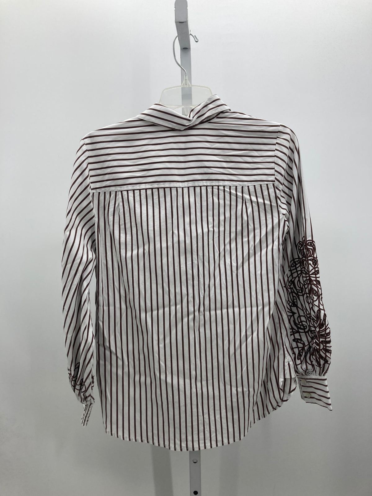 Chico's Size 8 Misses Long Sleeve Shirt