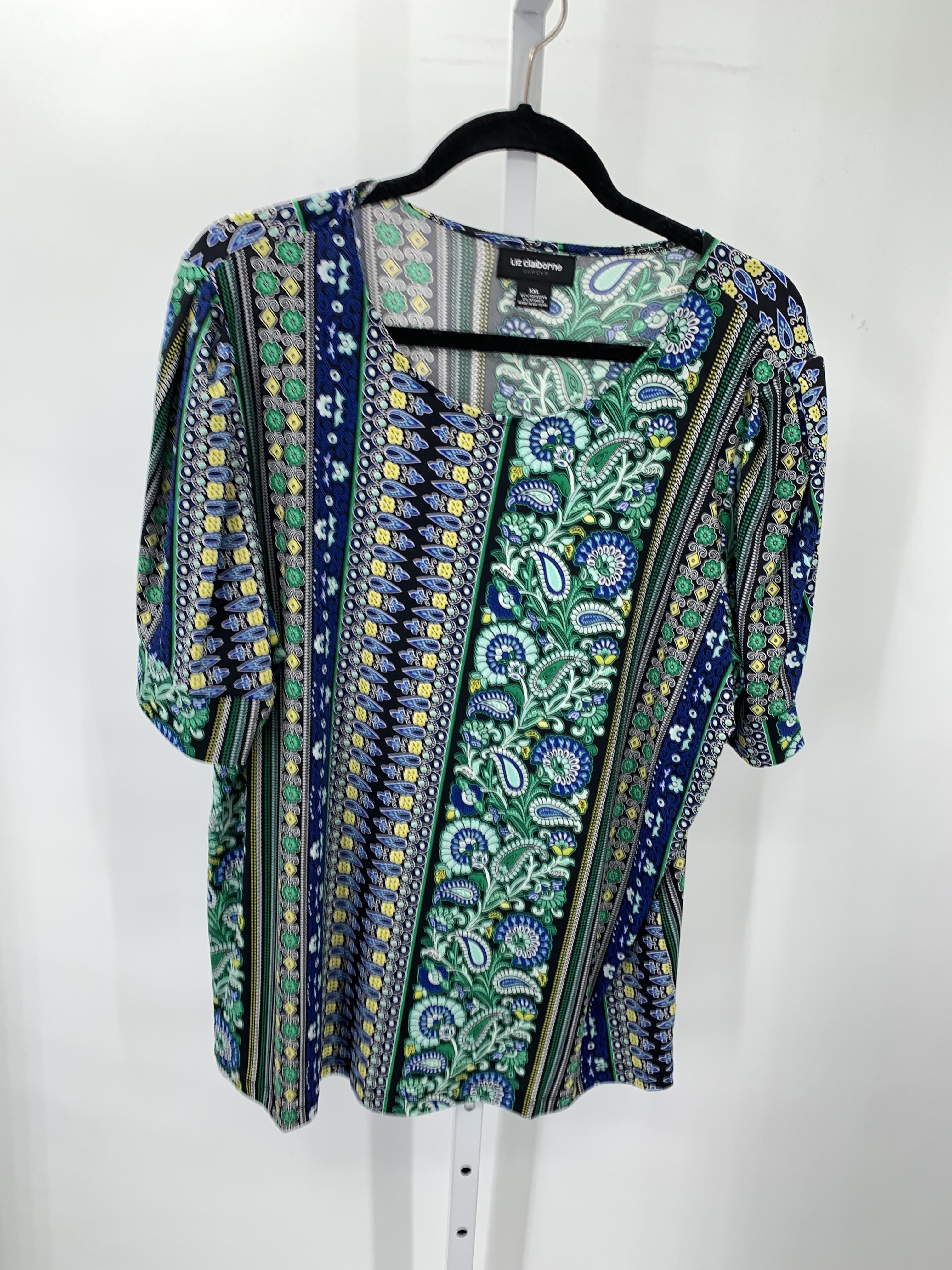 Liz Claiborne Size XXL Misses Short Sleeve Shirt