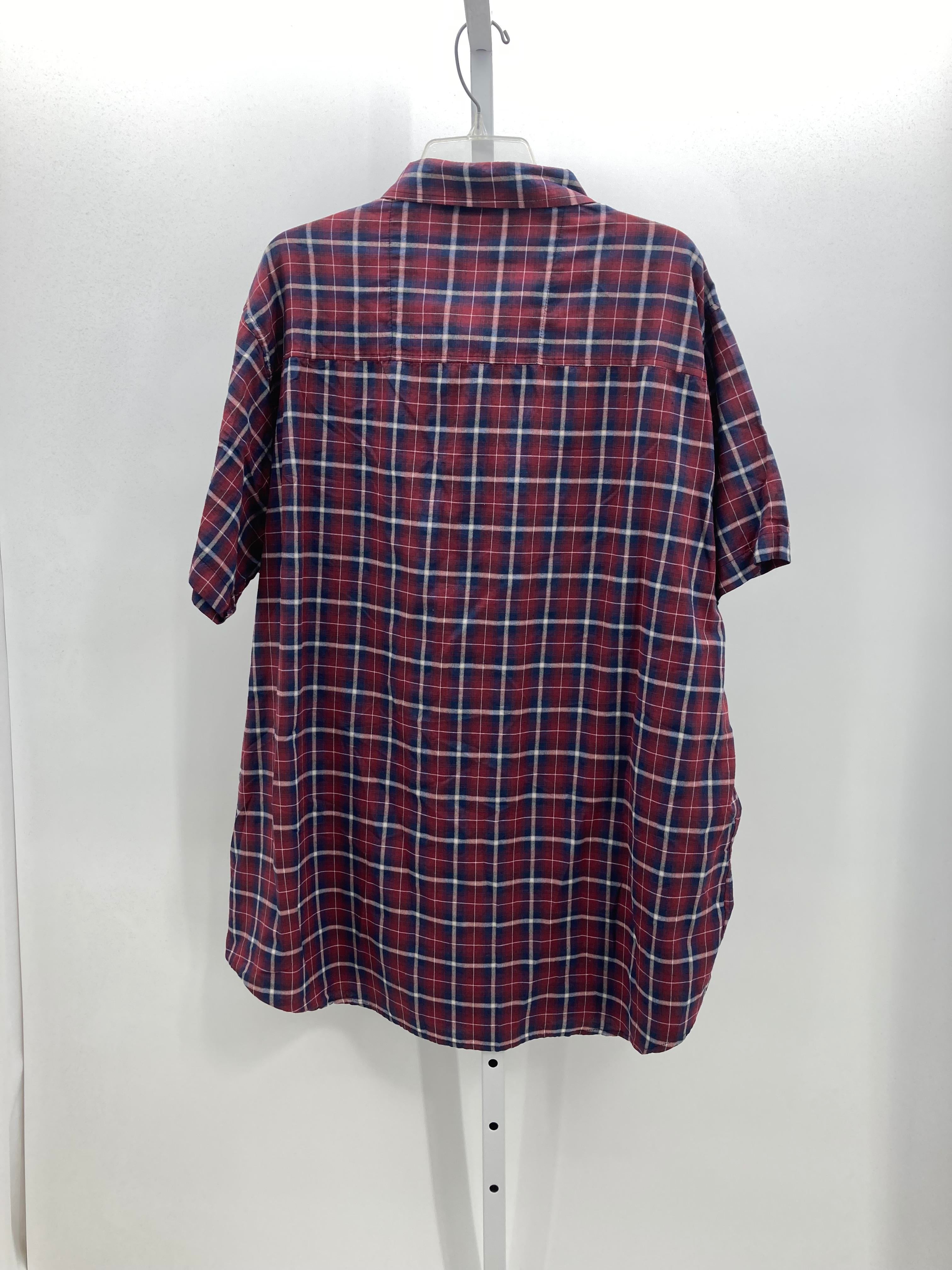TALL NAVY WHITE PLAID.
