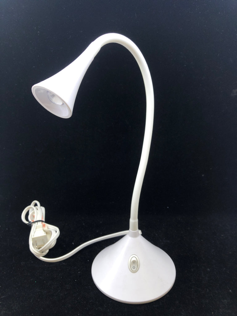 WHITE LED DESK LAMP.