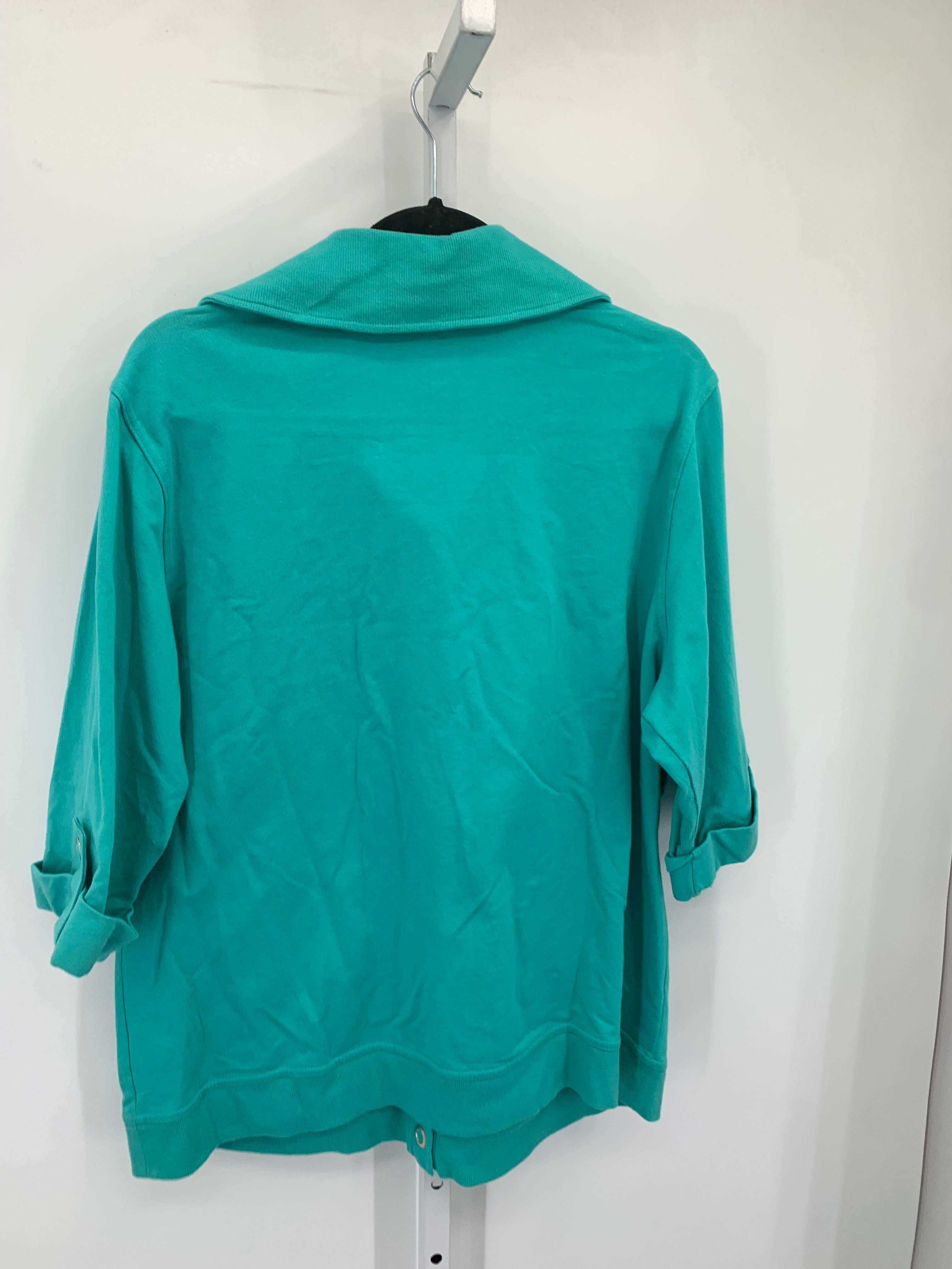 Style & Co. Size 1X Womens Sweat Jacket