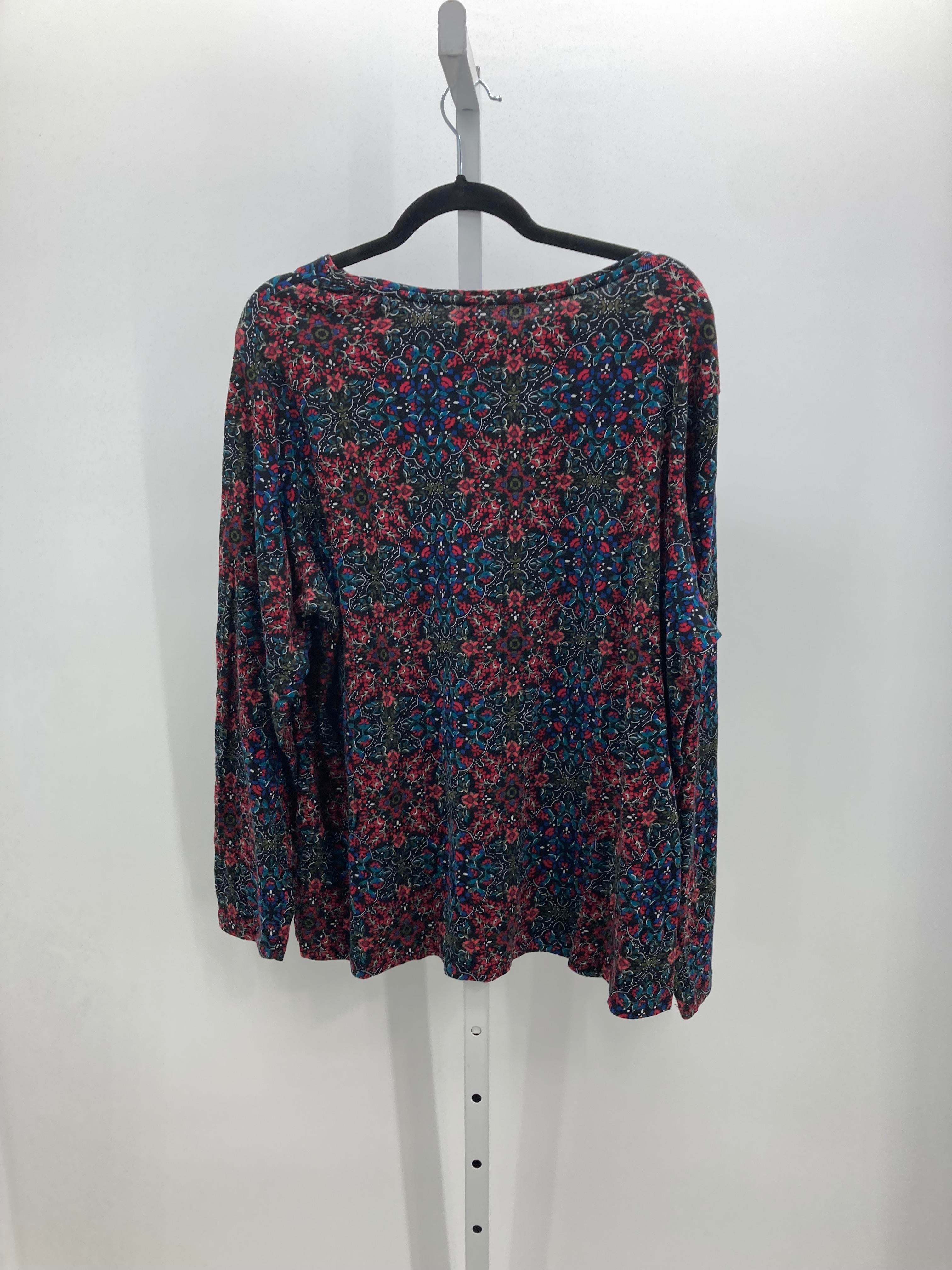 Croft & Barrow Size 2X Womens Long Sleeve Shirt