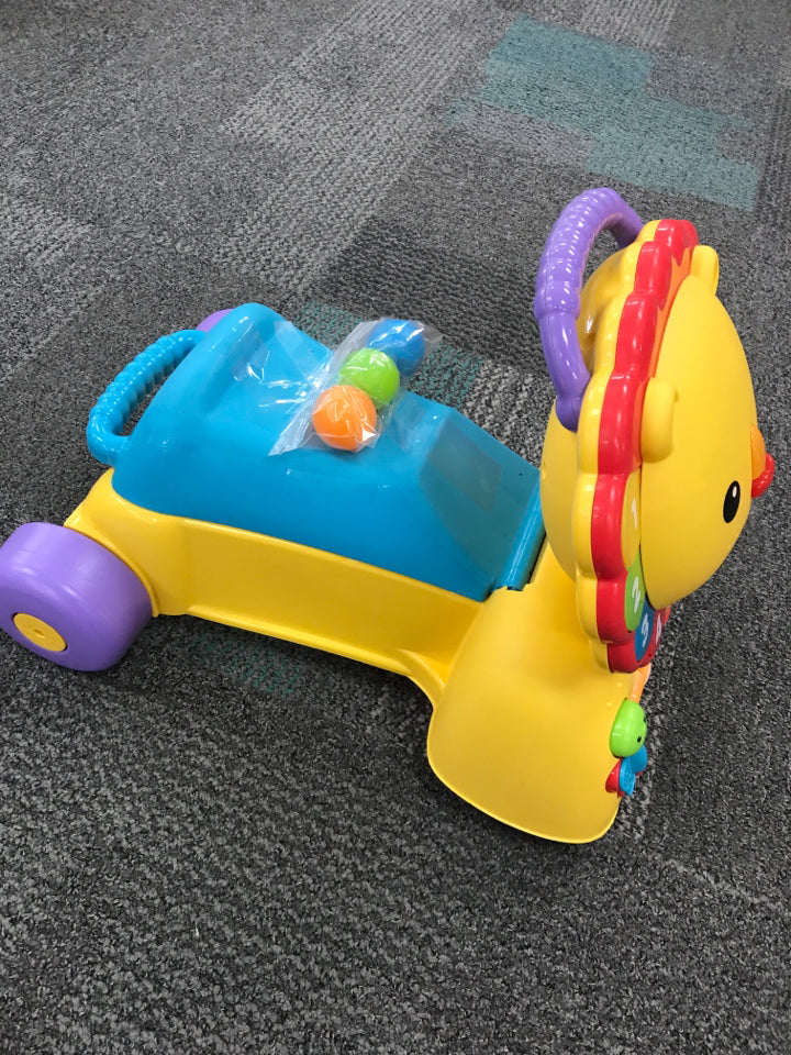 Fisher-Price 3-in-1 Sit, Stride & Ride Interactive Lion
