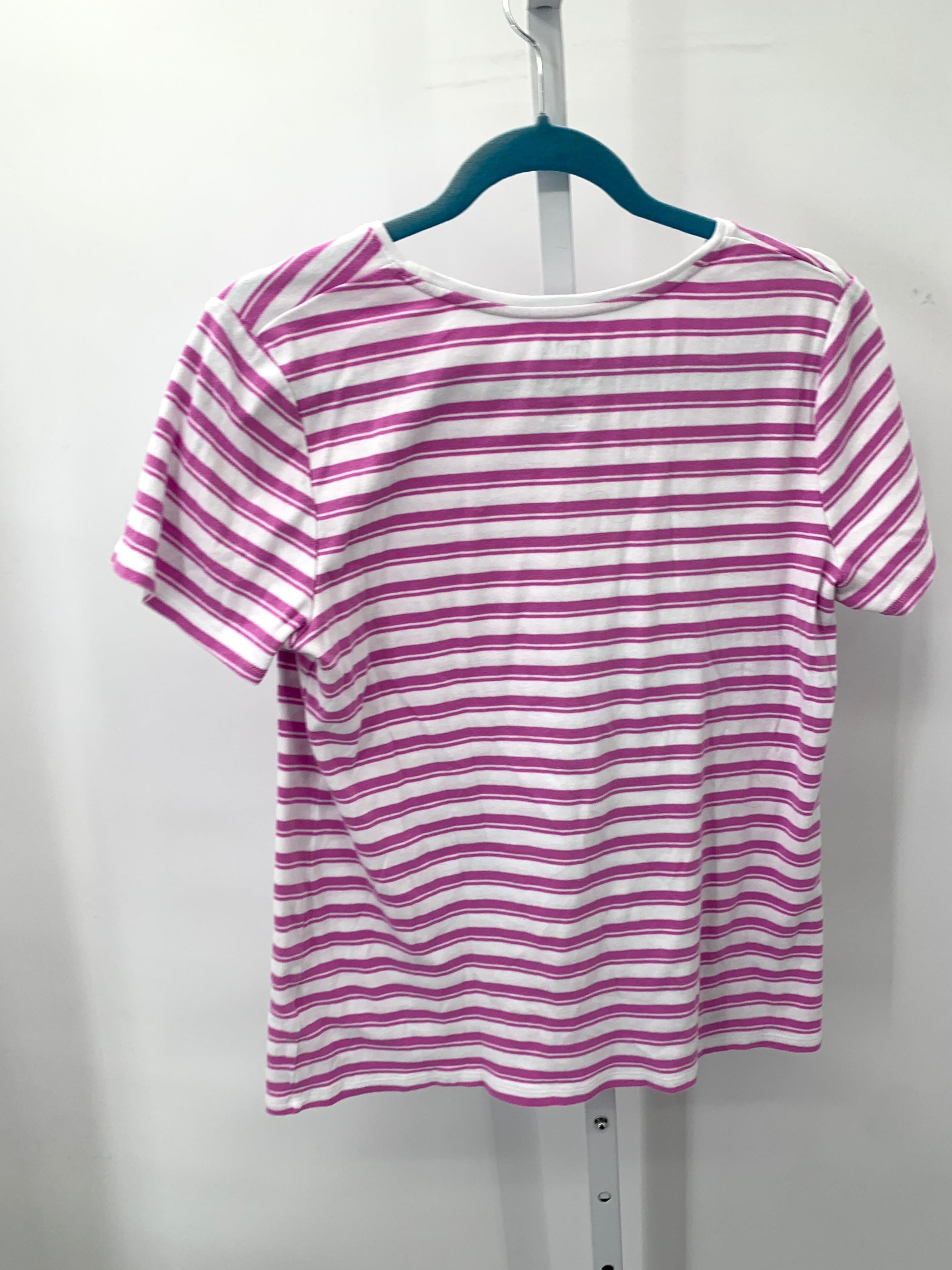 Croft & Barrow Size Medium Misses Short Sleeve Shirt
