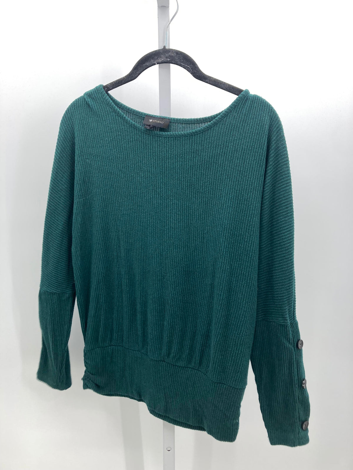 Ab Studio Size Small Misses Long Sleeve Shirt