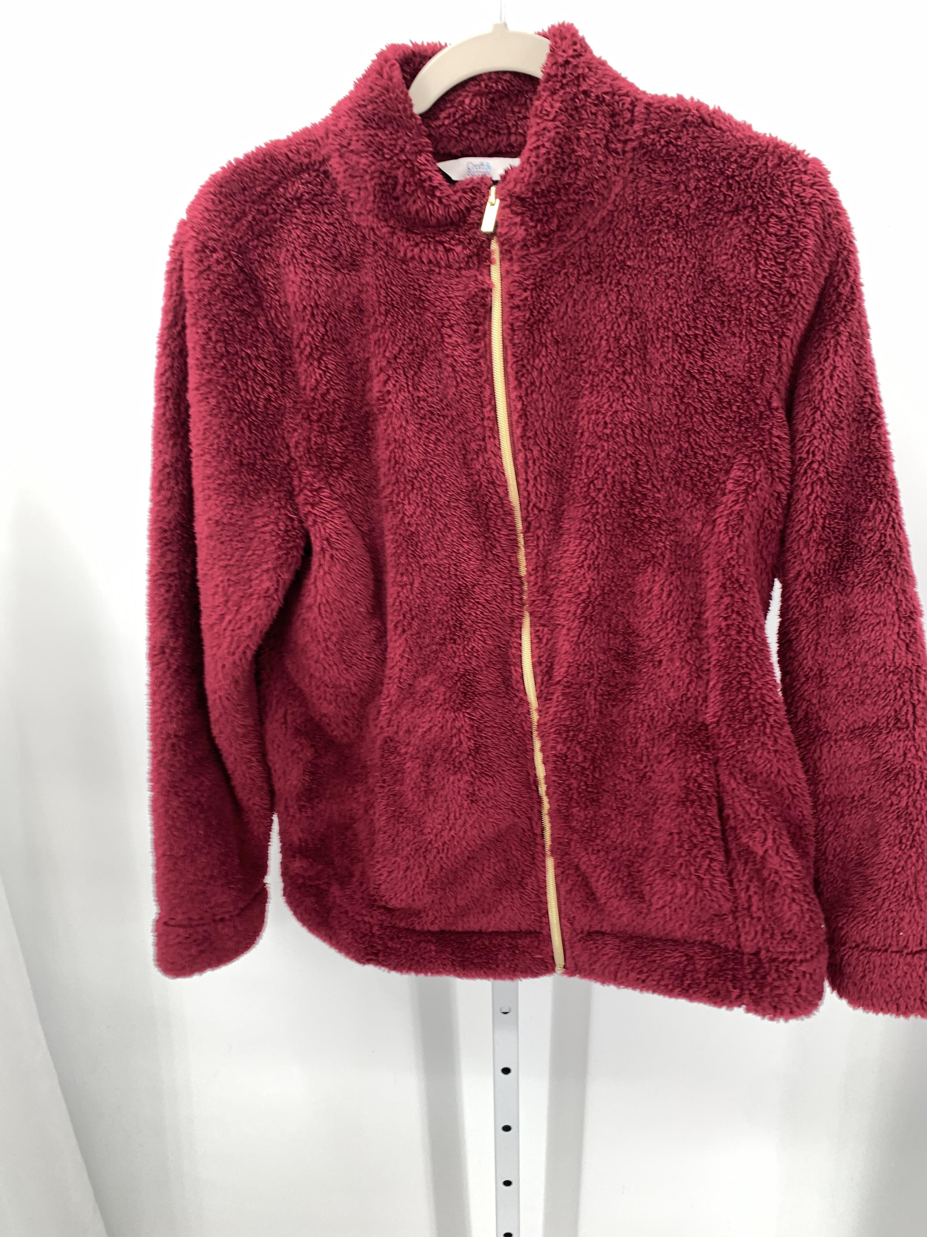 Croft & Barrow Size Medium Misses Fleece Jacket