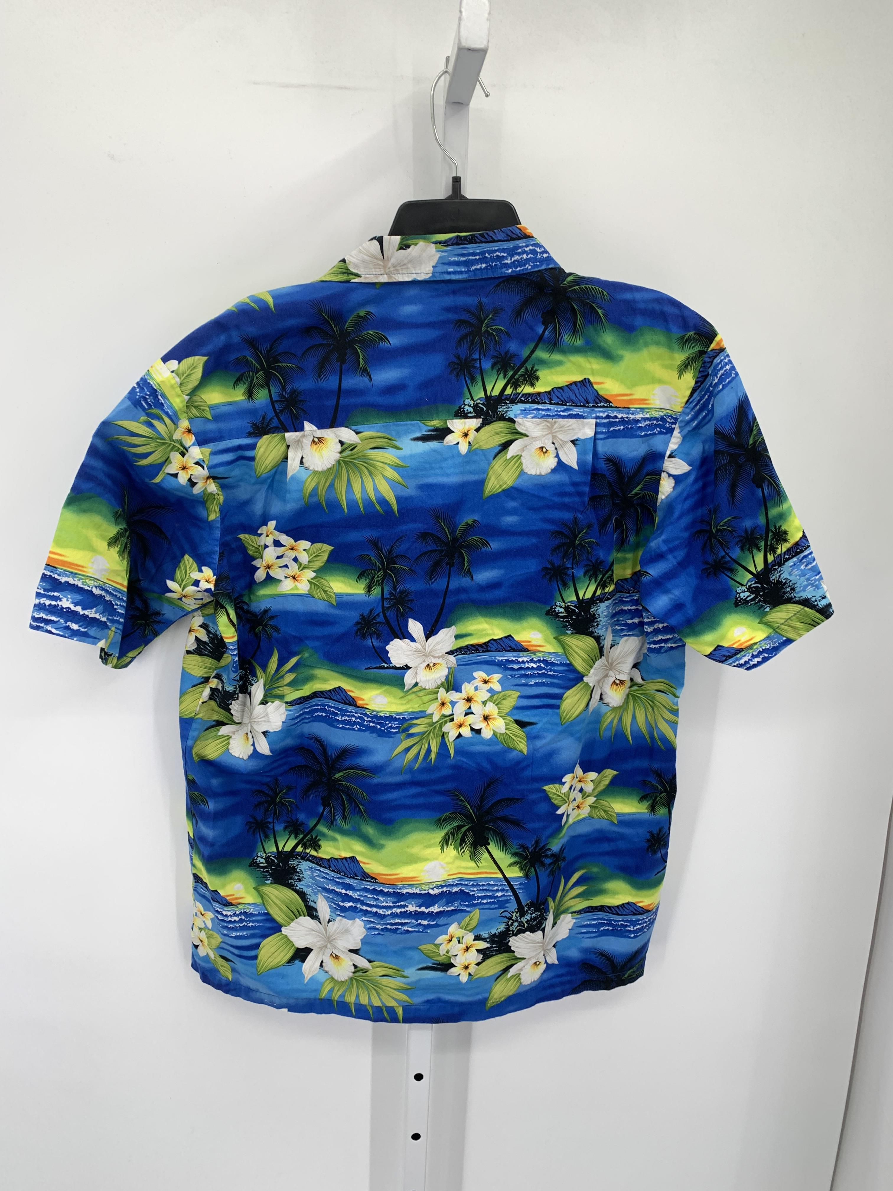 HAWAIIAN PATTERN BUTTON DOWN.