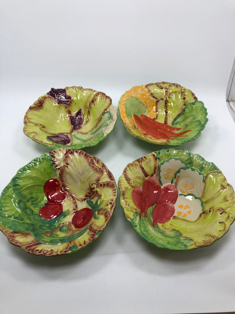 5PC TEXTURED SALAD SERVING SET.